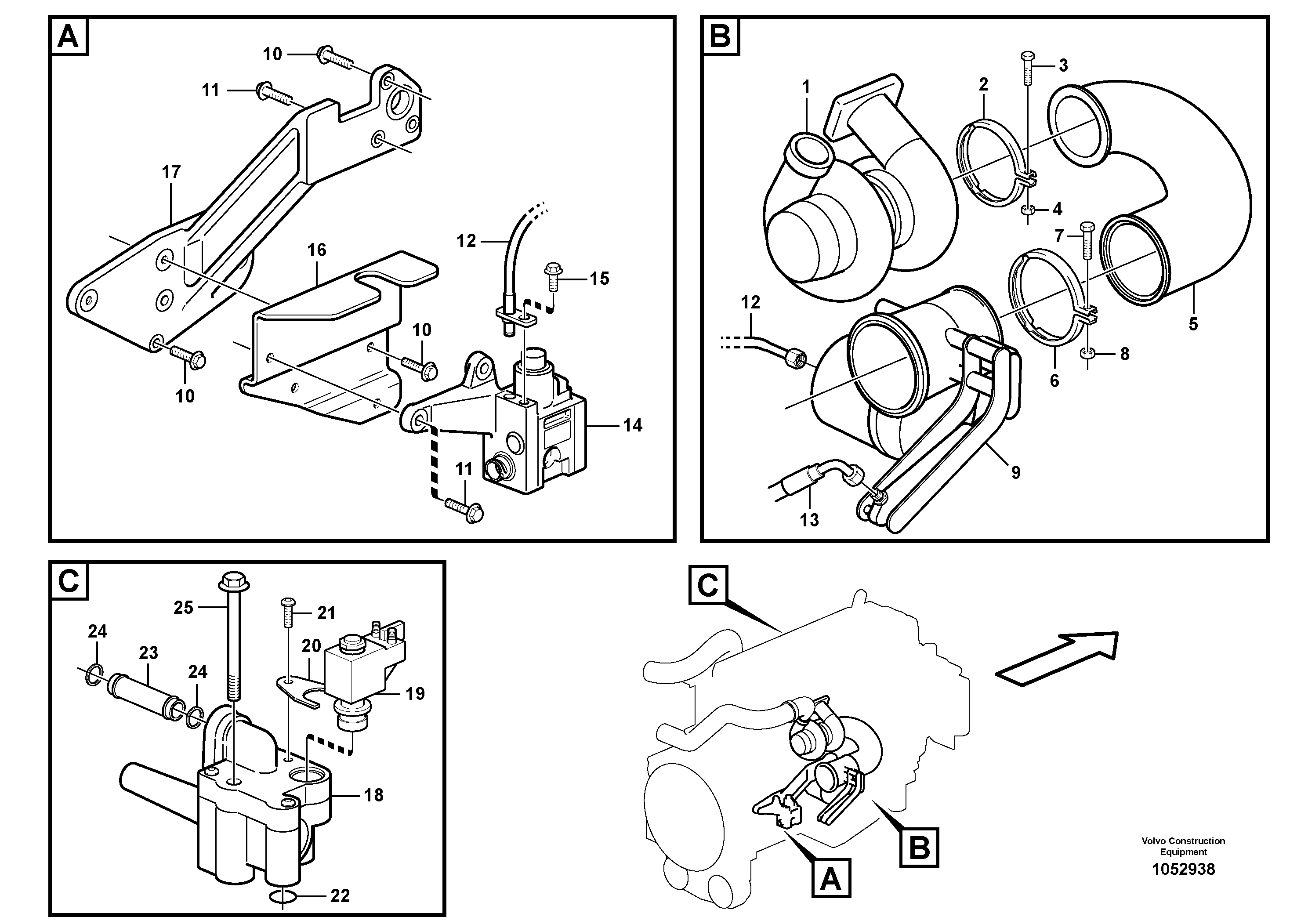 Control valve VOE20556018 VOLVO