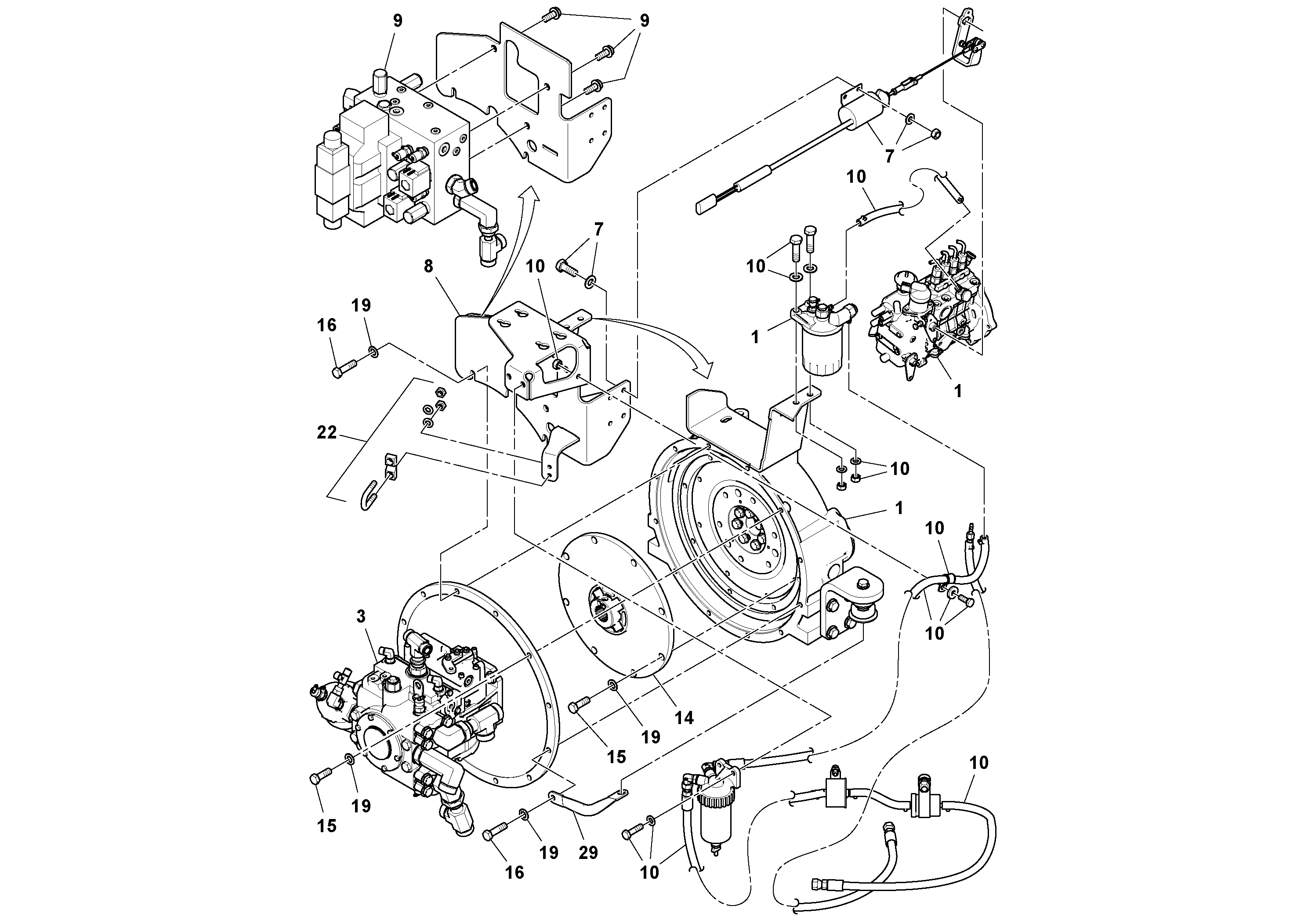 Seat frame RM46658142 VOLVO