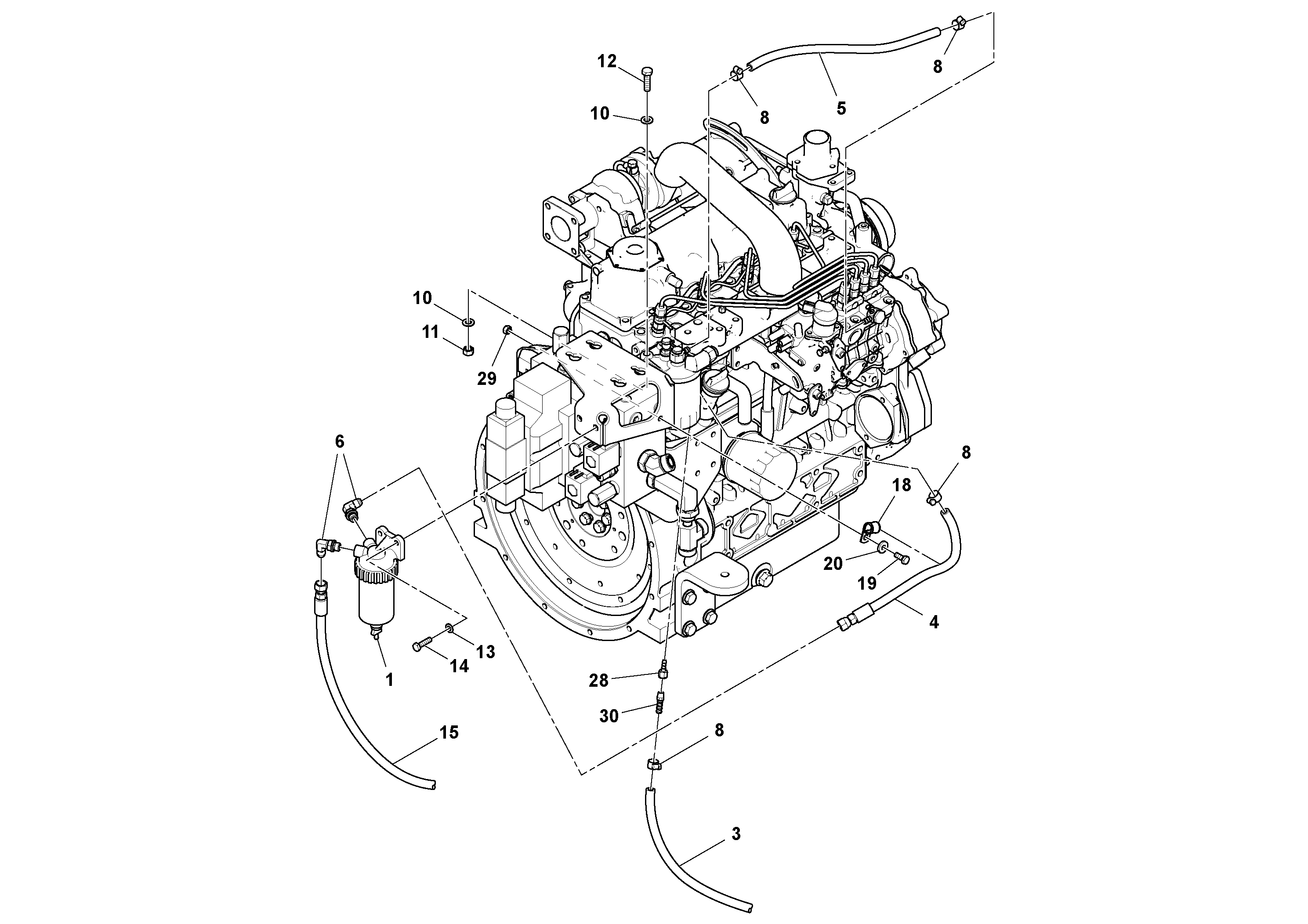 Timing gear casing RM46696159 VOLVO