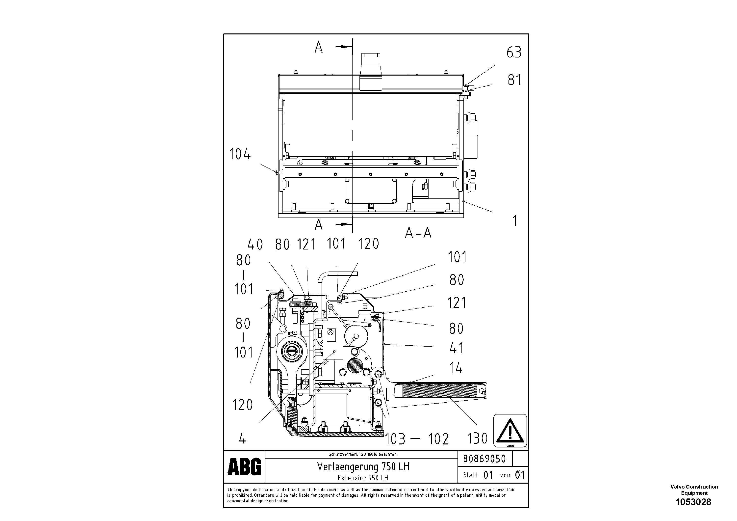 Attachment Part 750 Rh RM80869597 VOLVO