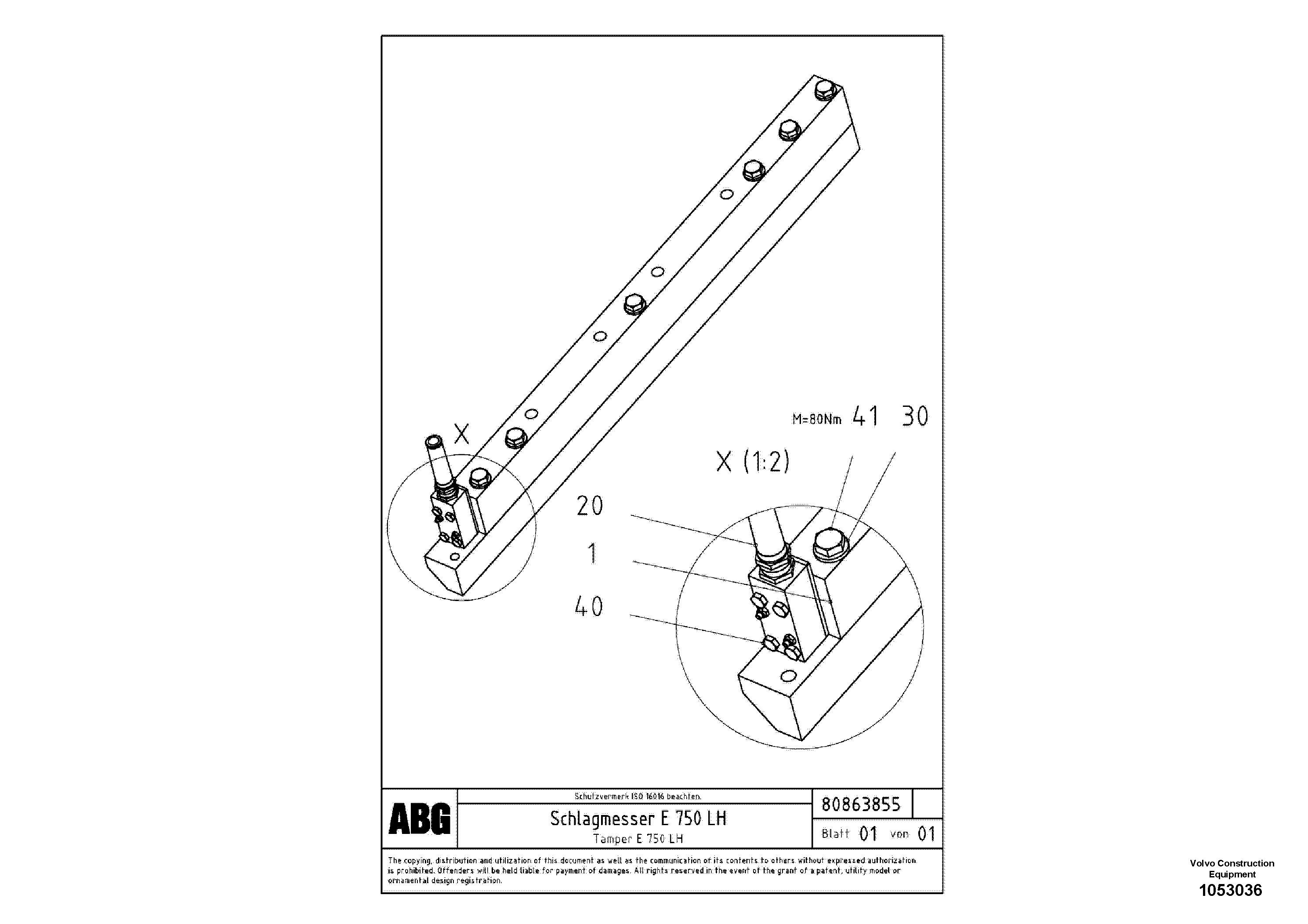 Oilpump gear RM80867153 VOLVO