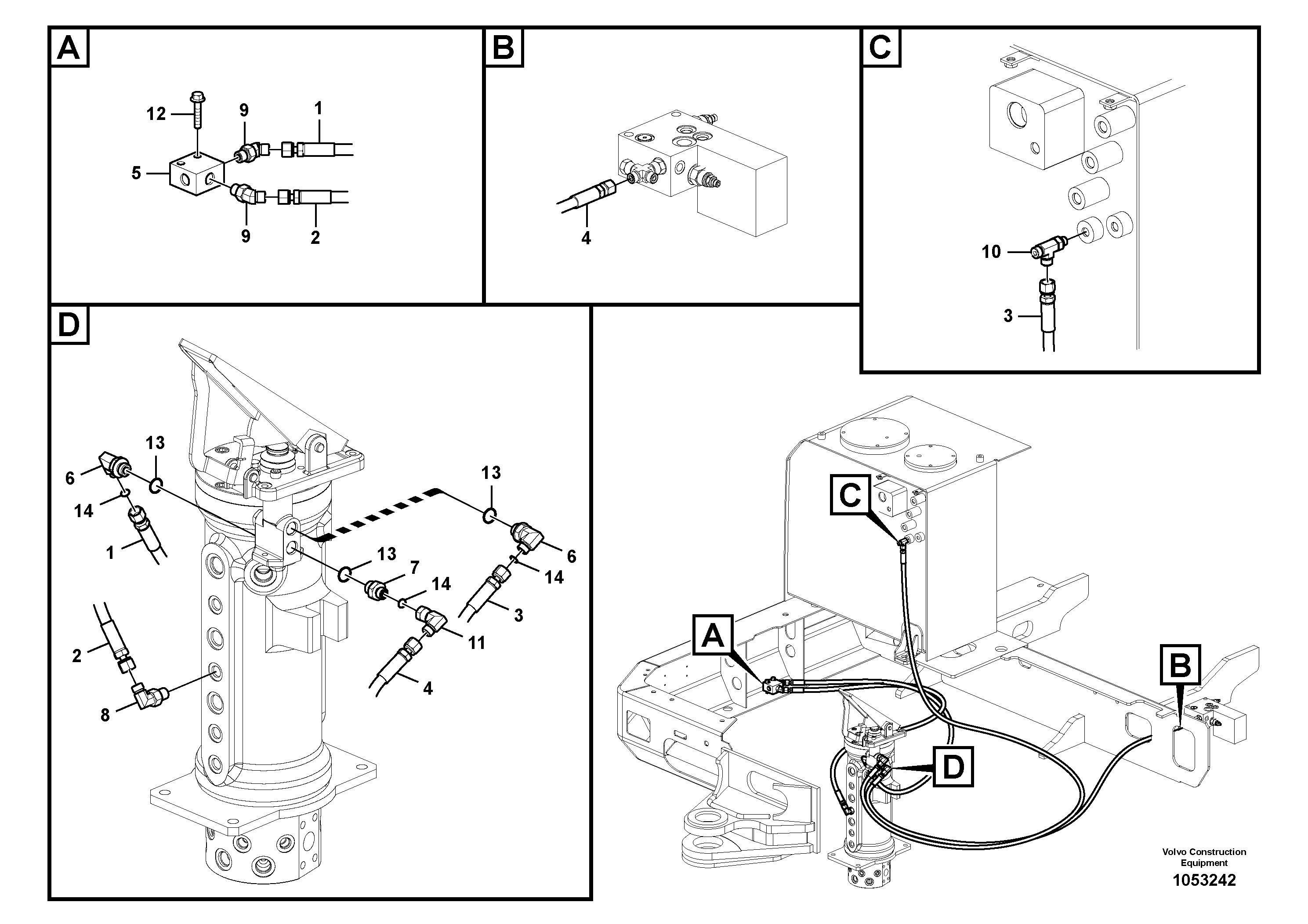 Timing gear casing VOE937703 VOLVO