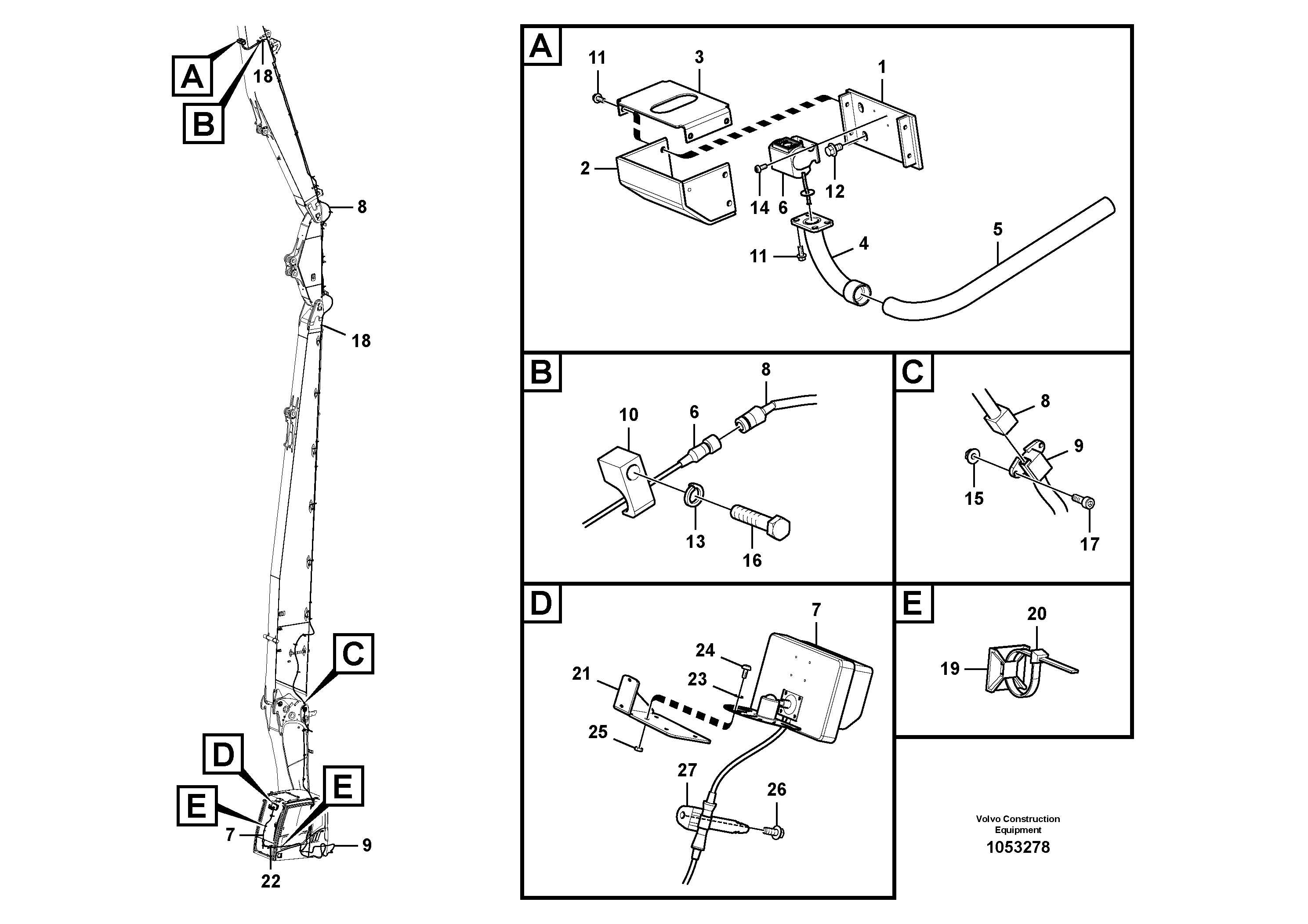 Bracket VOE14614669 VOLVO