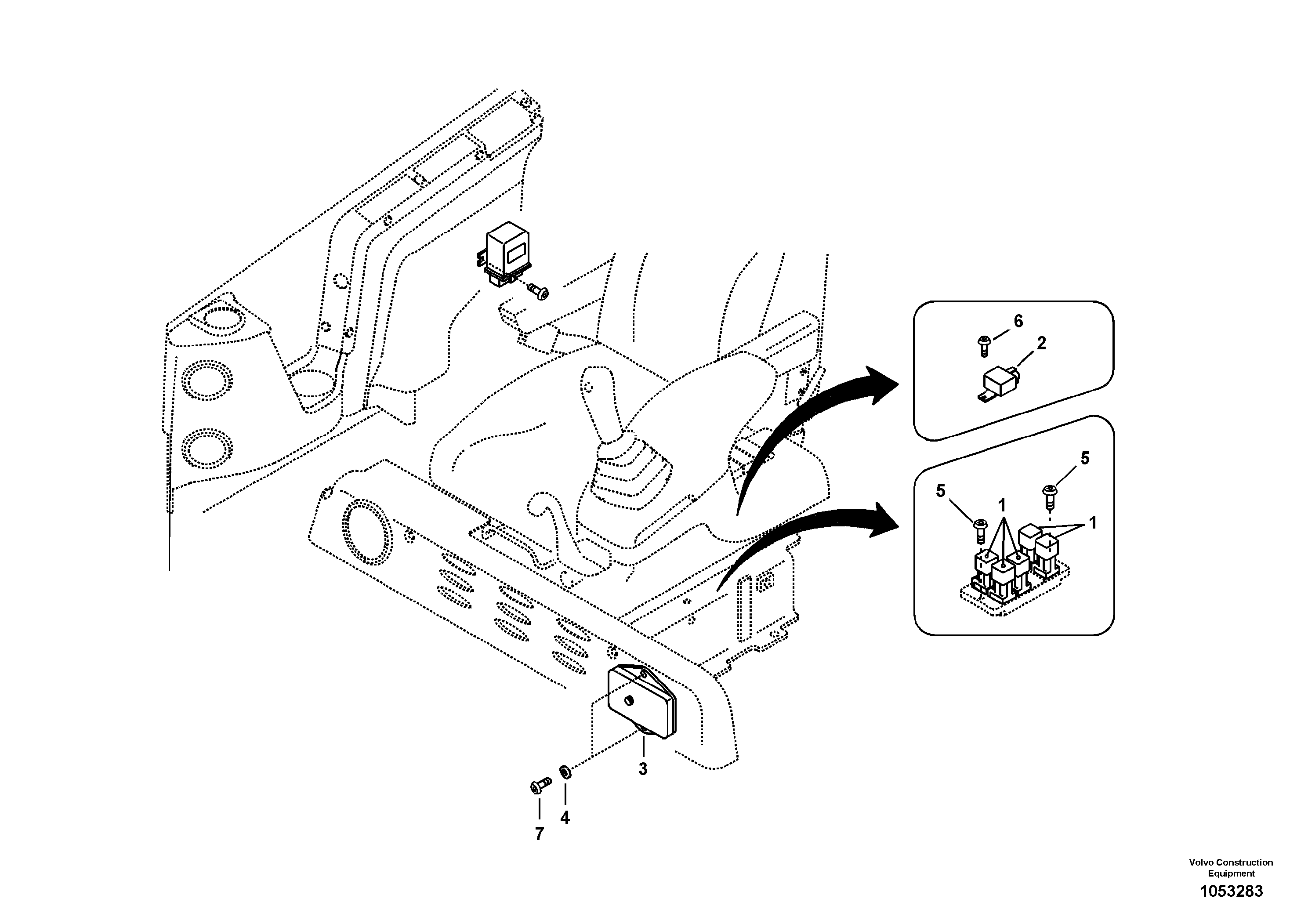Split rod wiper VOE14577259 VOLVO