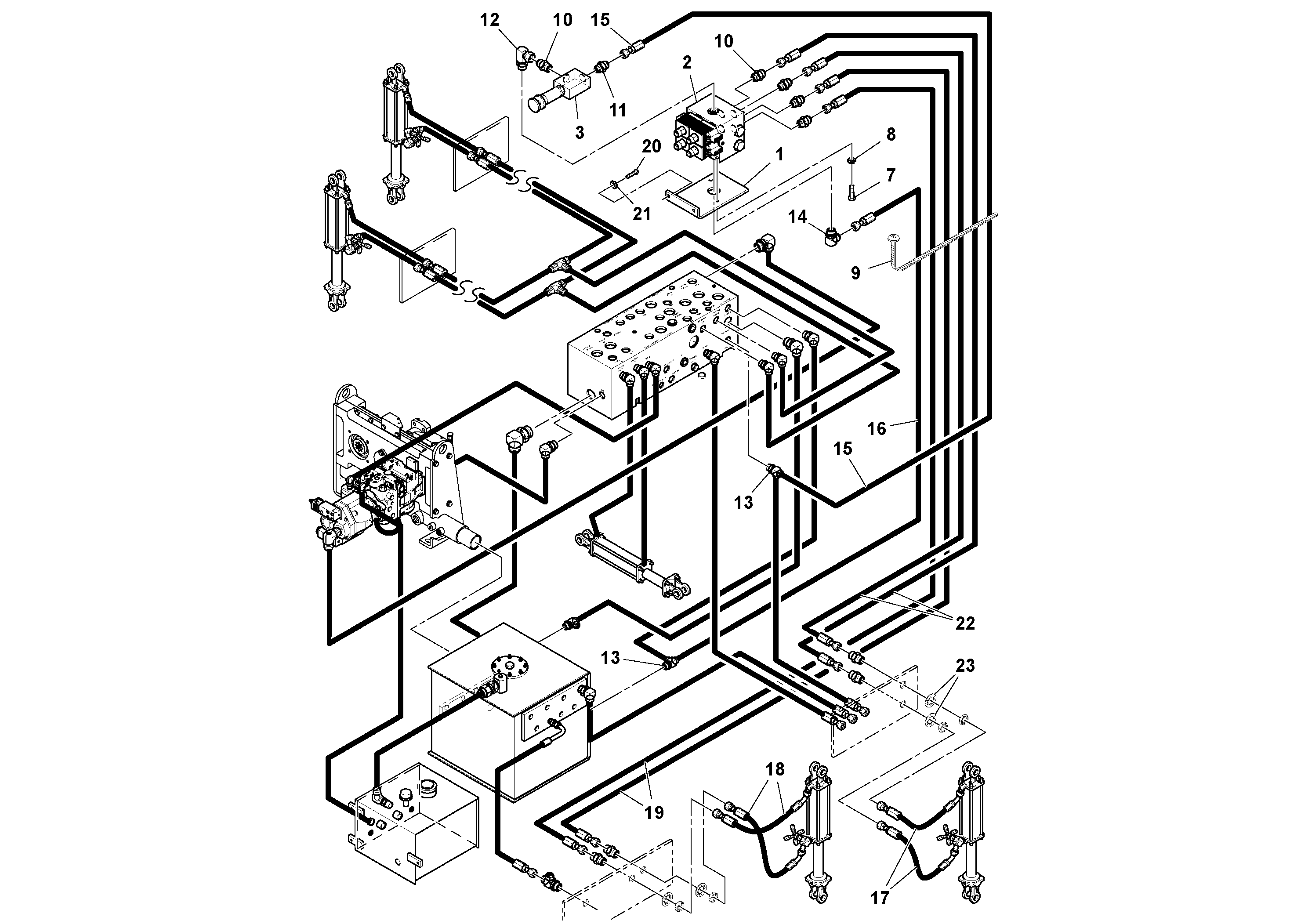Seat frame RM20360202 VOLVO