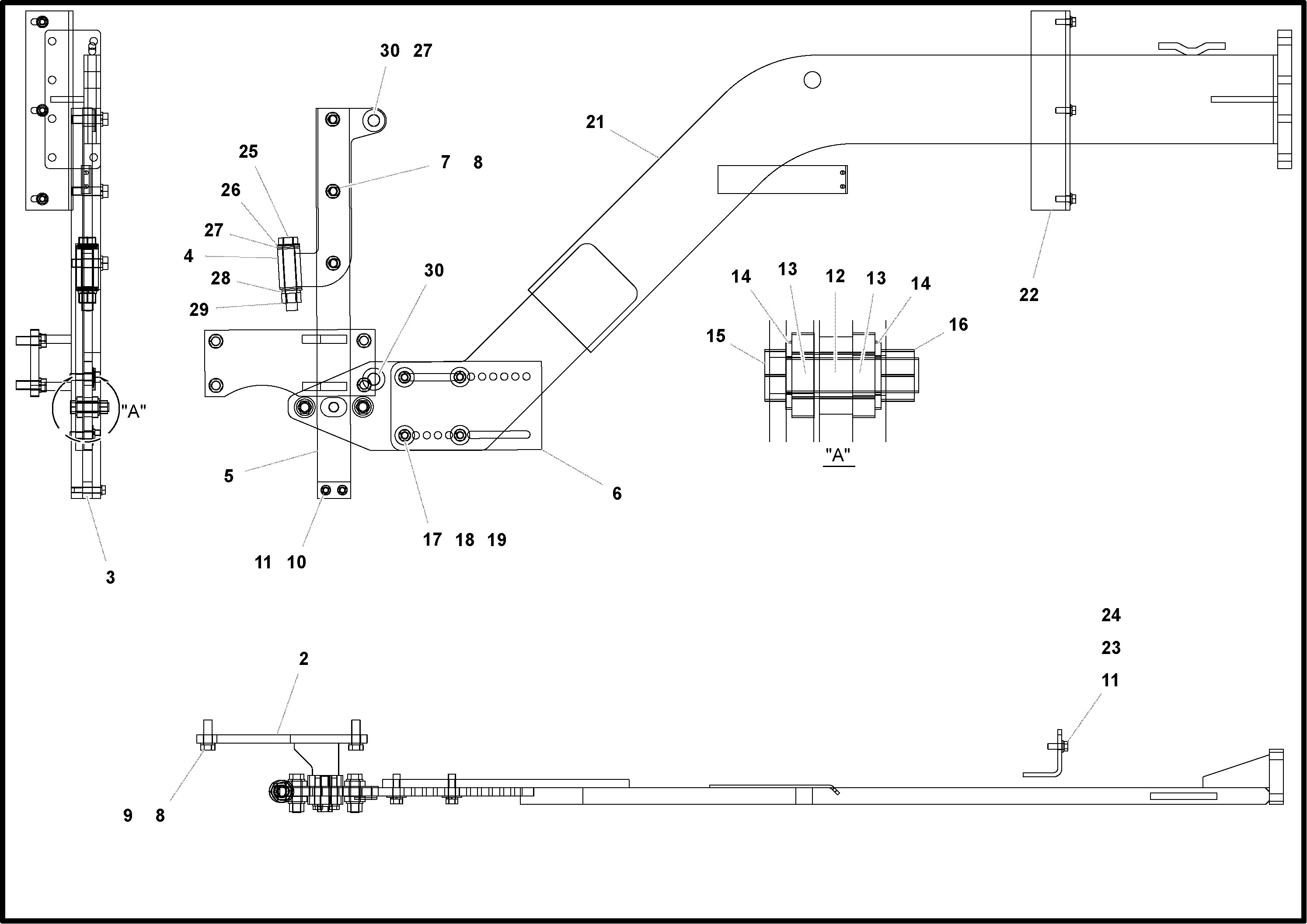 Mounting rail RM95984233 VOLVO