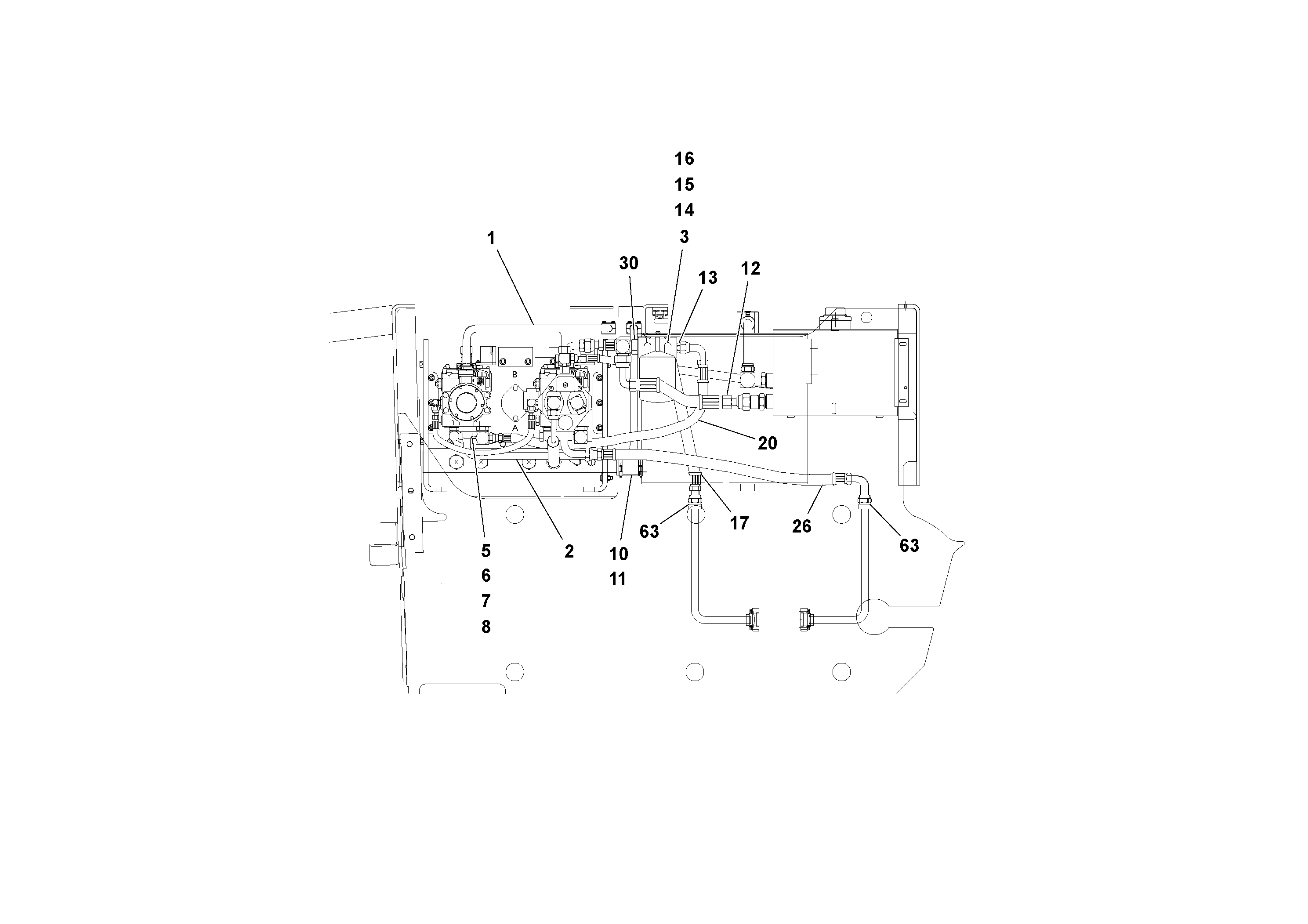 Timing gear casing RM13636808 VOLVO