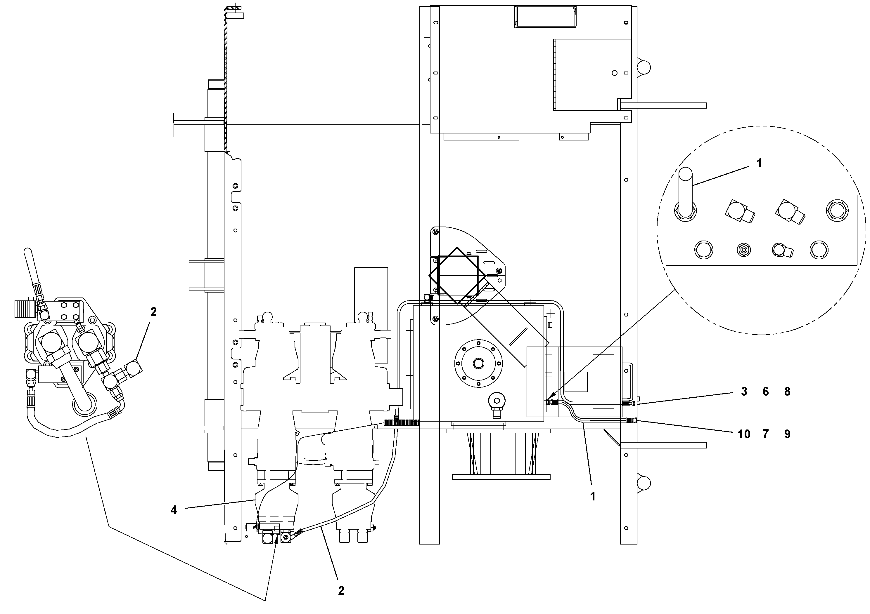 Timing gear casing VOE12830051 VOLVO