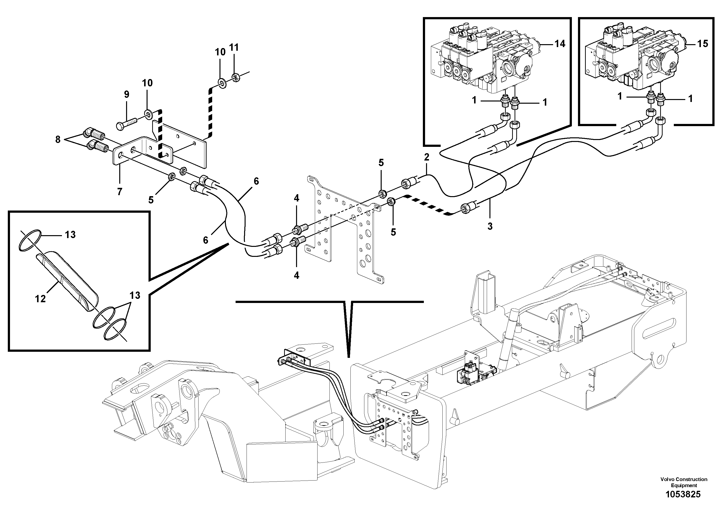 Timing gear casing VOE12745142 VOLVO