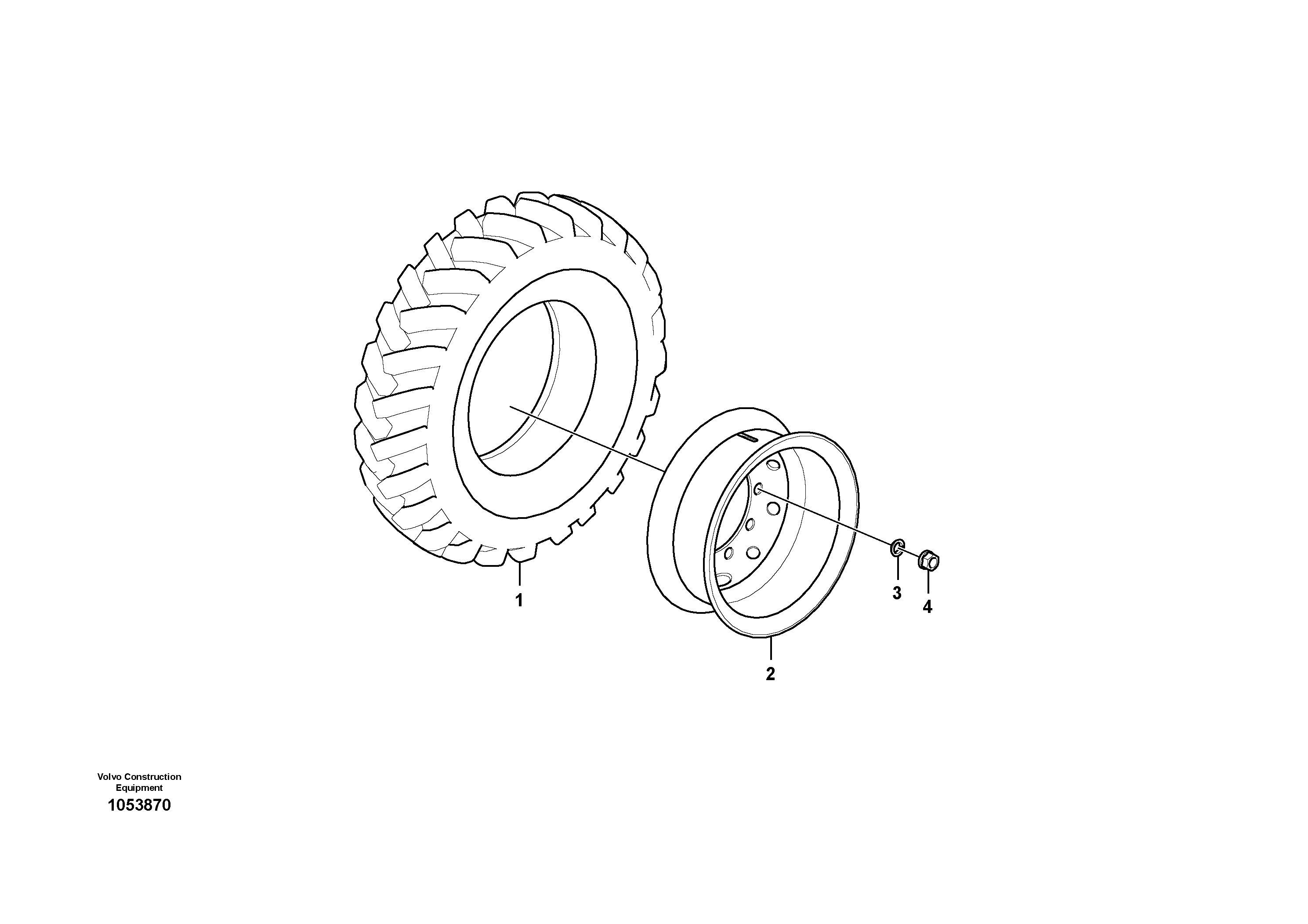 Wheel VOE14607882 VOLVO