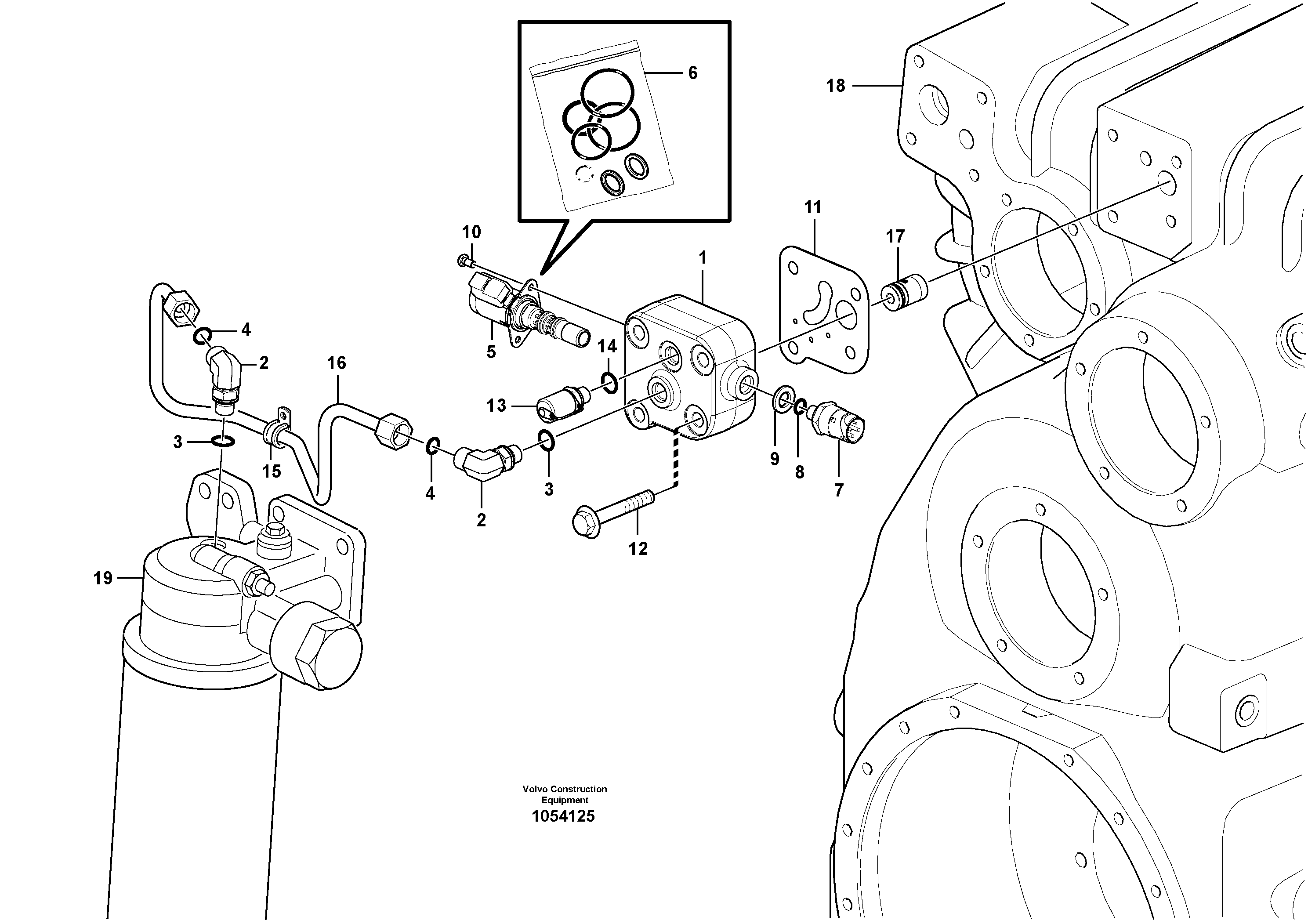 Filler Valve VOE17291997 VOLVO