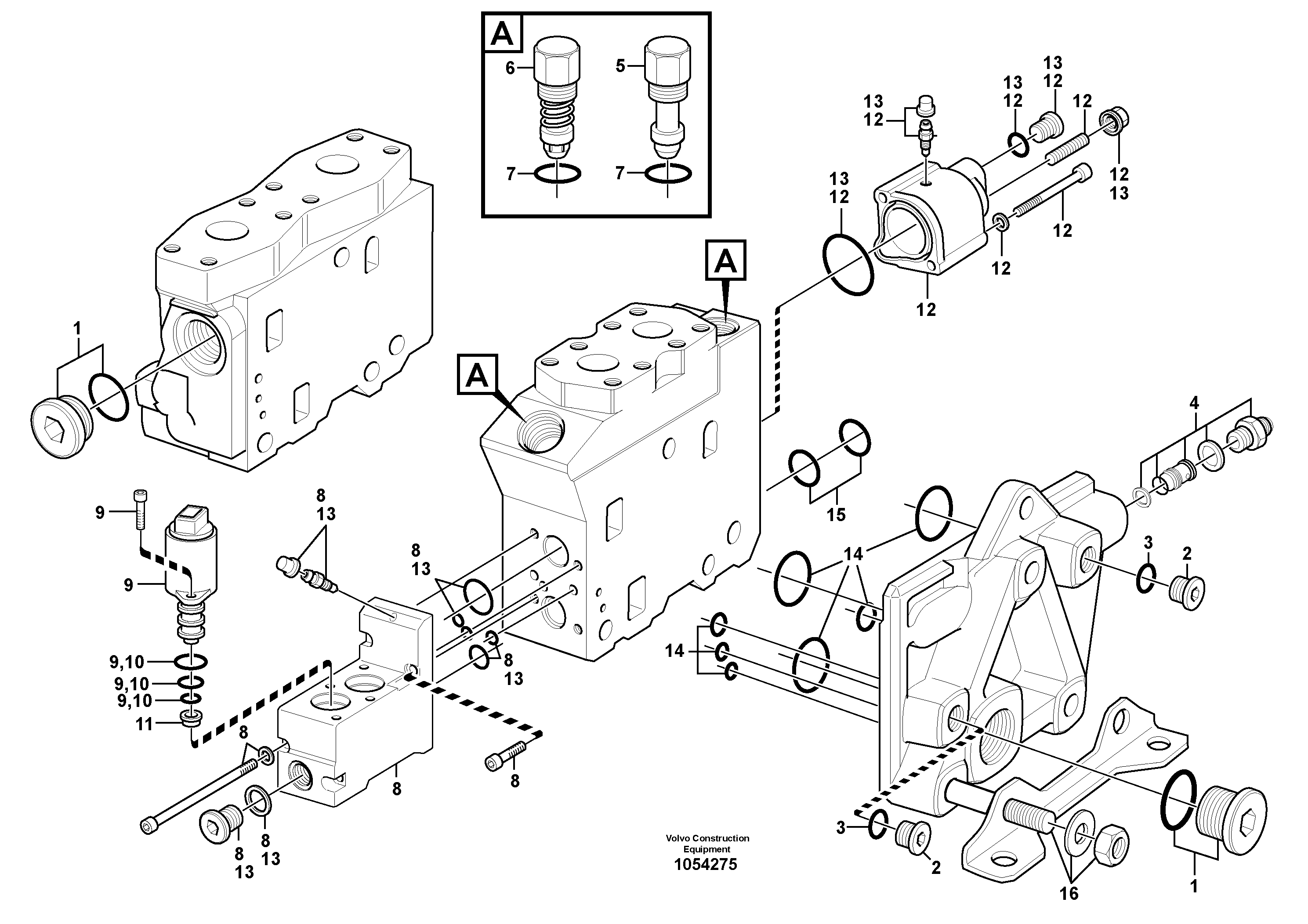 Bearing ring VOE15167243 VOLVO