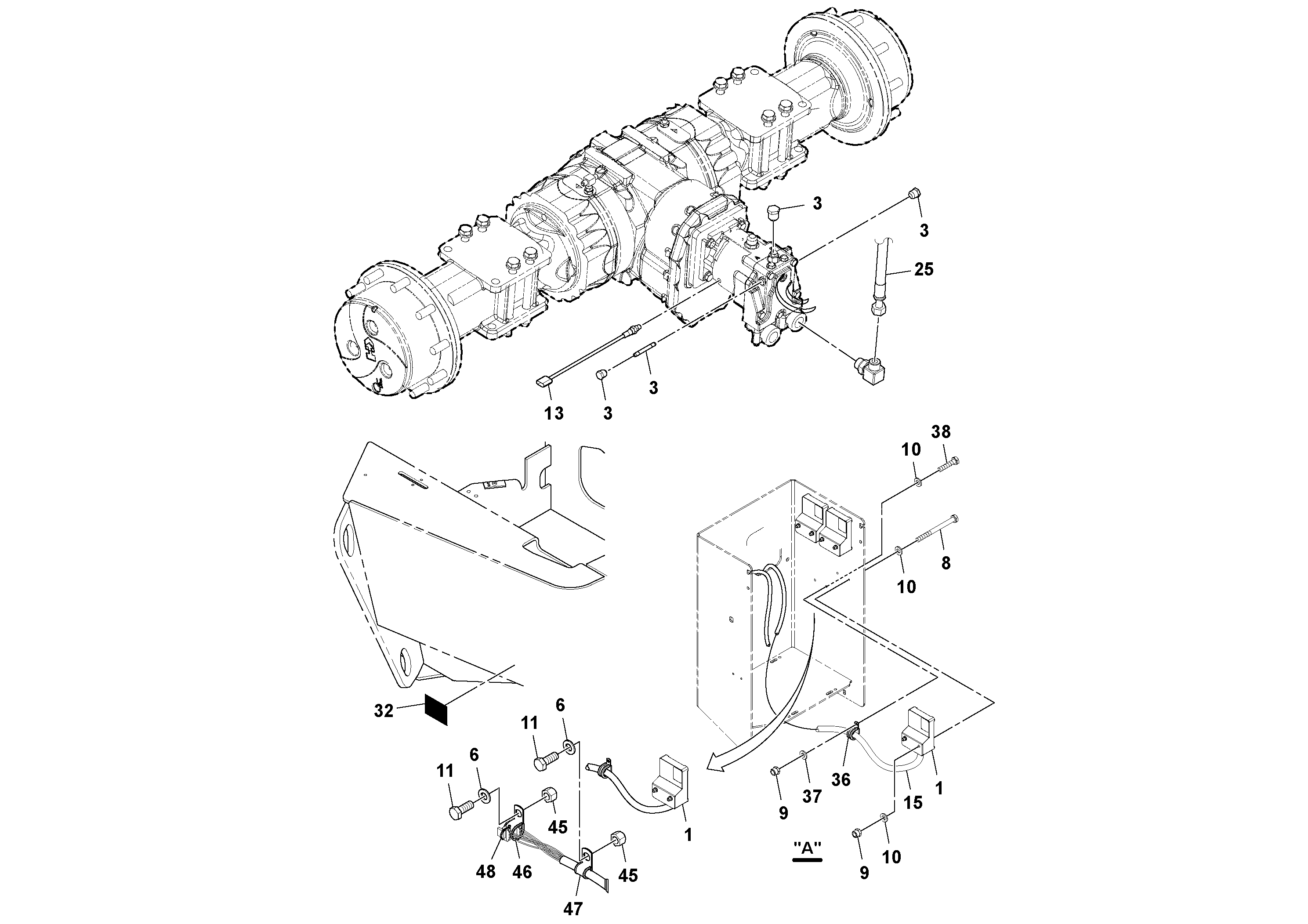 Handle piece RM43845346 VOLVO
