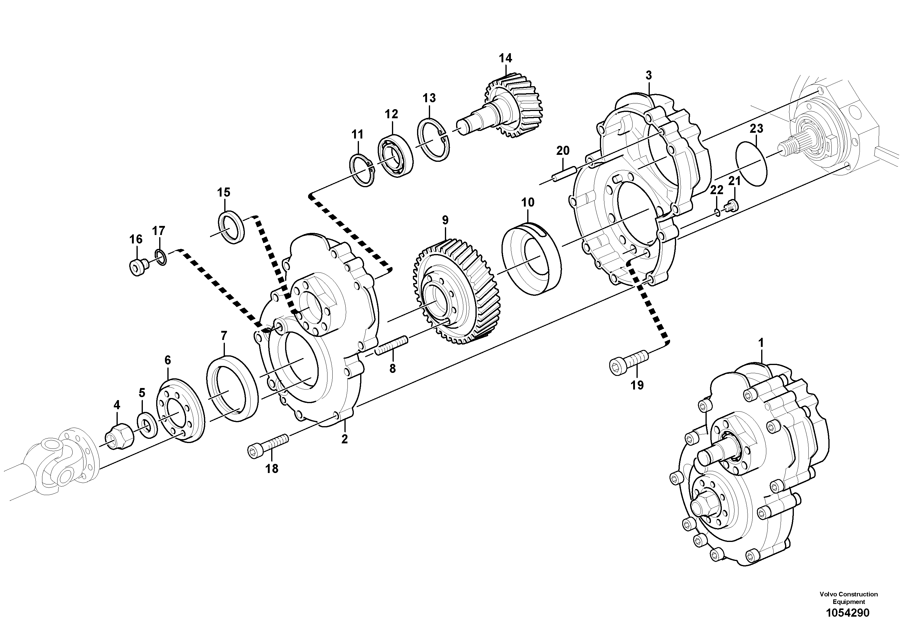 Oil Bath Filter VOE15164181 VOLVO