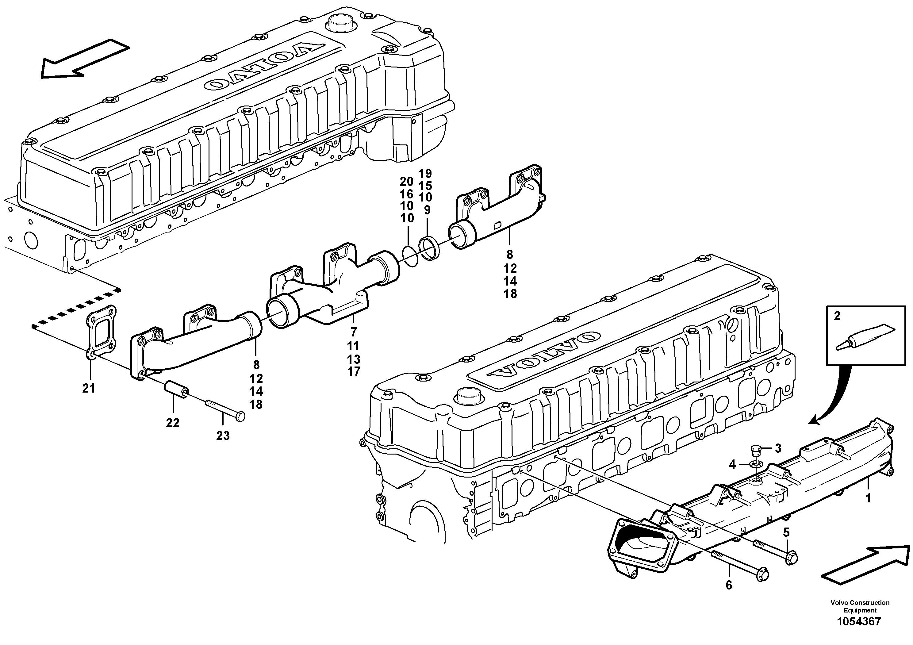 Manifold VOE20533282 VOLVO