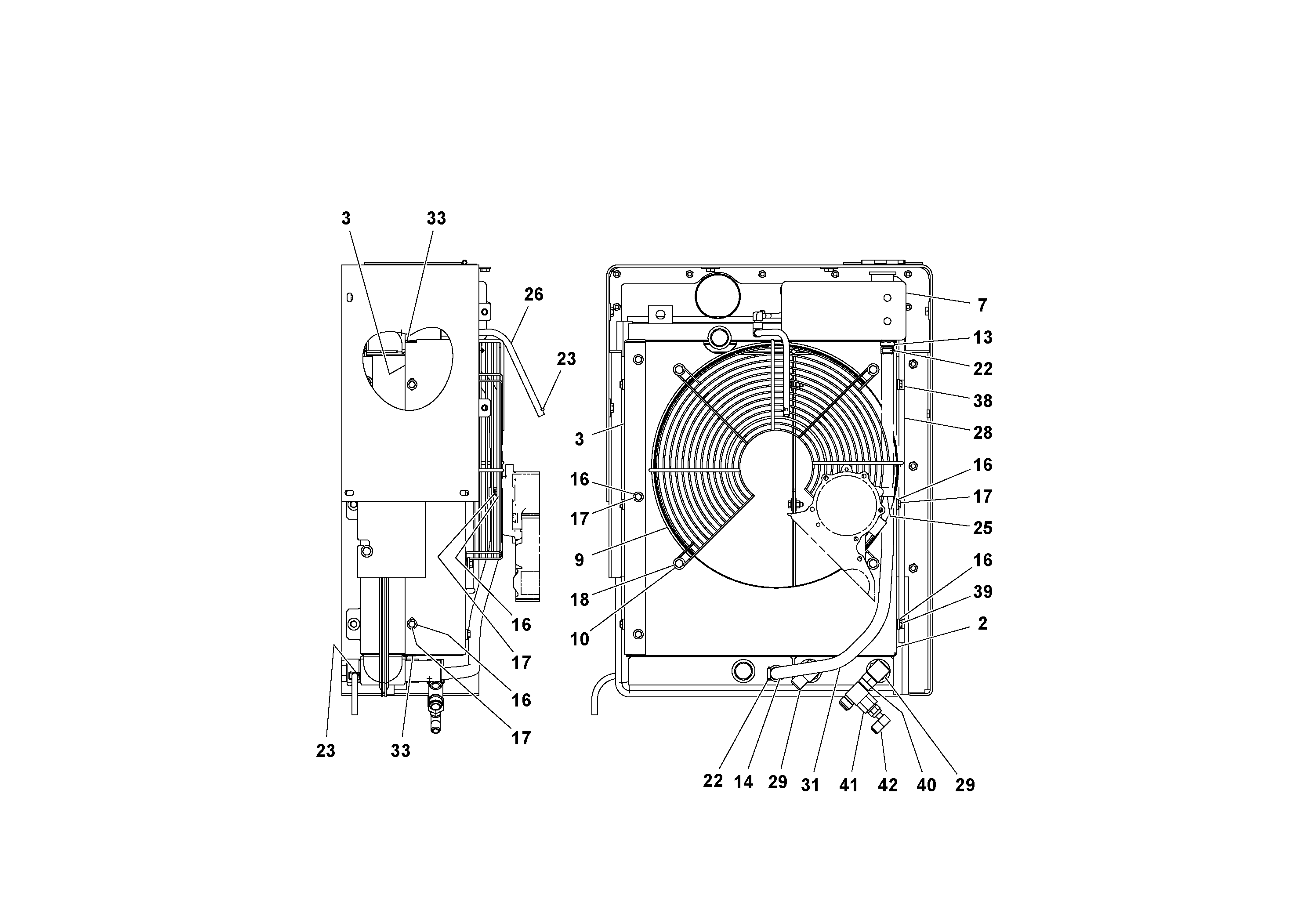Timing gear casing RM43832872 VOLVO