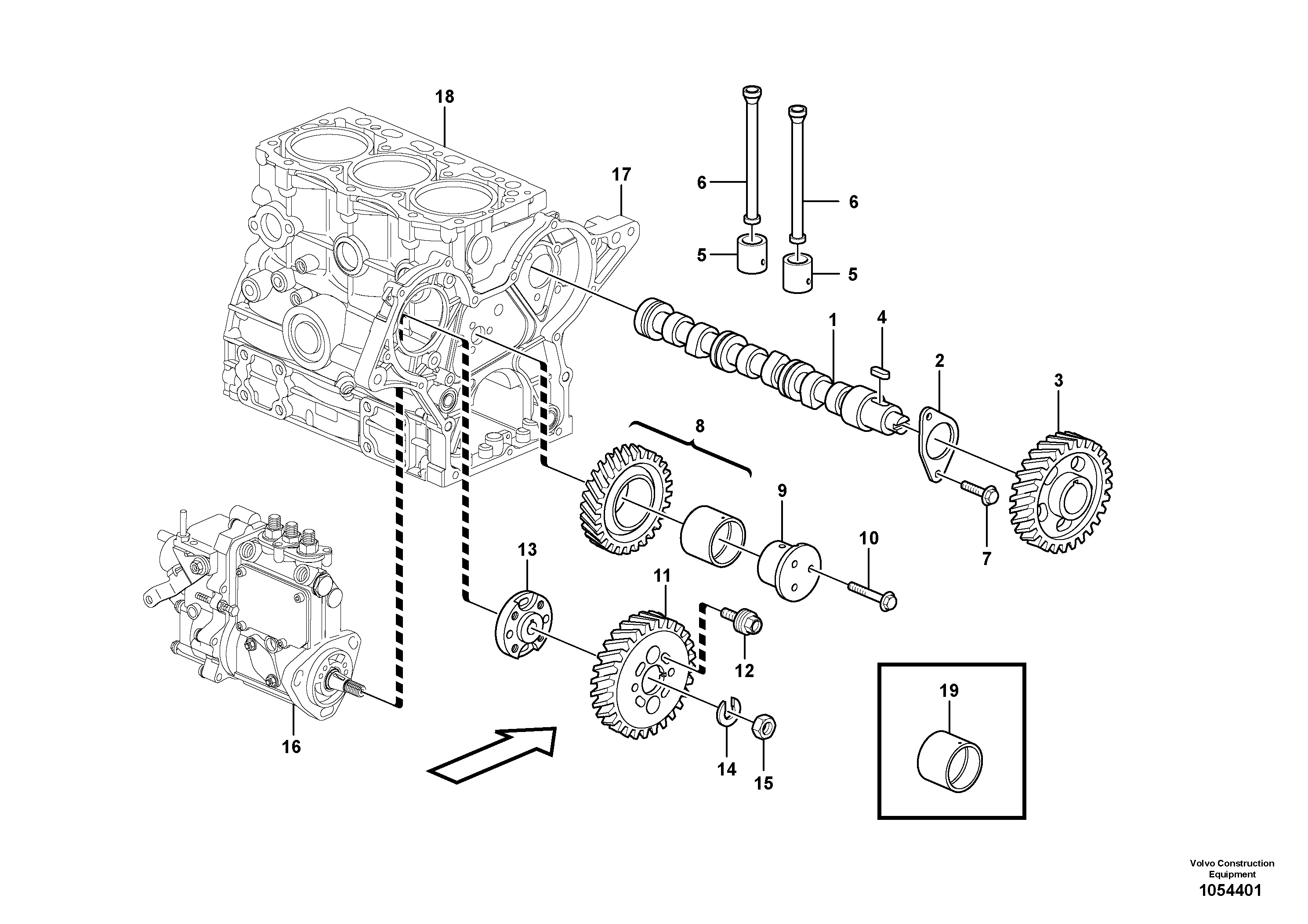Reading Lamp VOE15161493 VOLVO