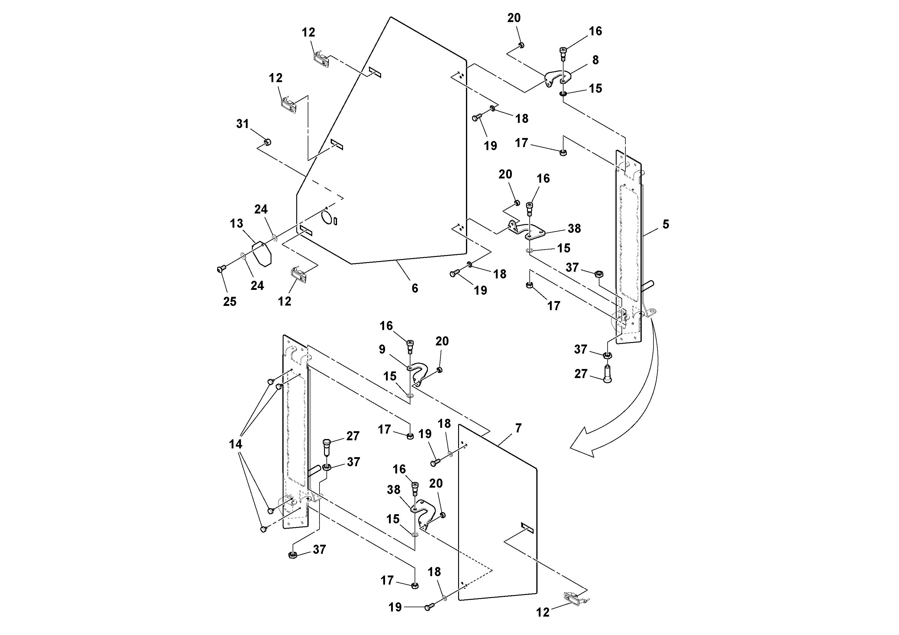 Locking Plate RM19294883 VOLVO