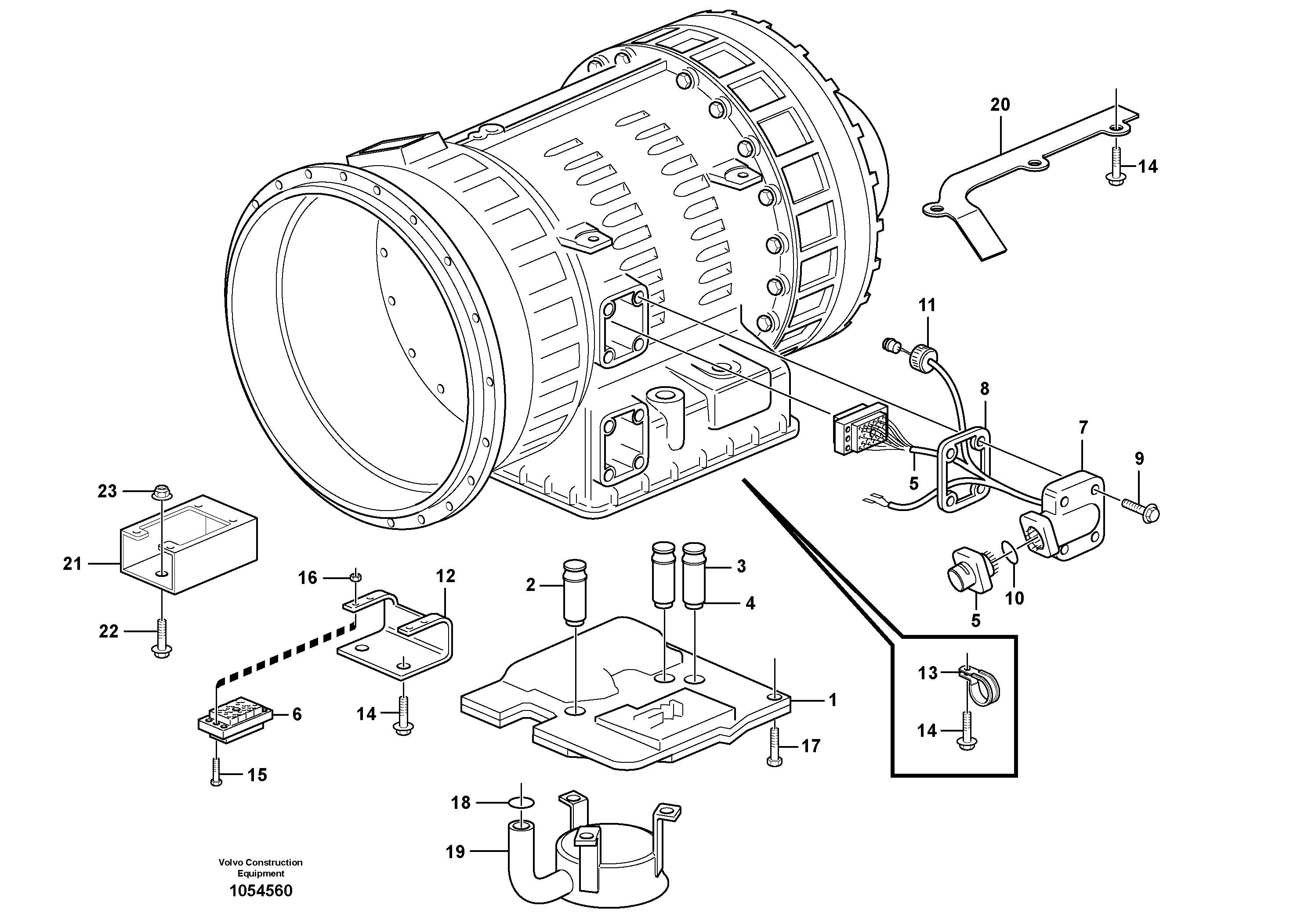 For upper engine part VOE13965456 VOLVO