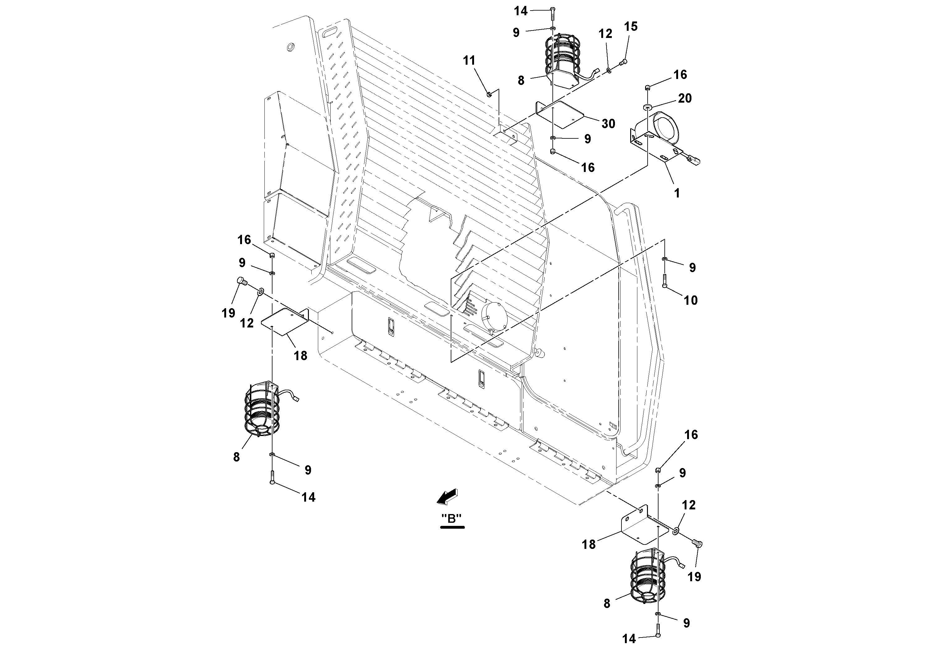 Seat frame RM43965227 VOLVO