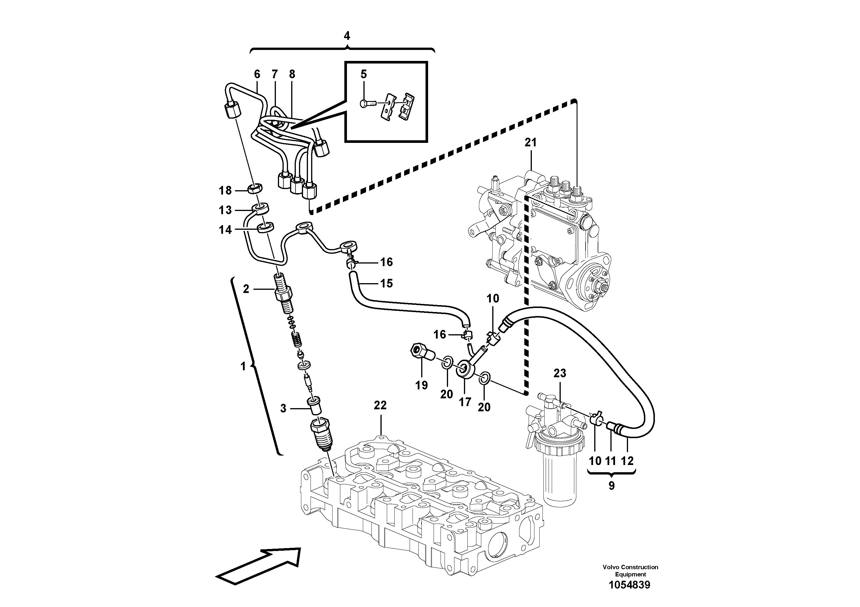 Pipe Line VOE17425749 VOLVO