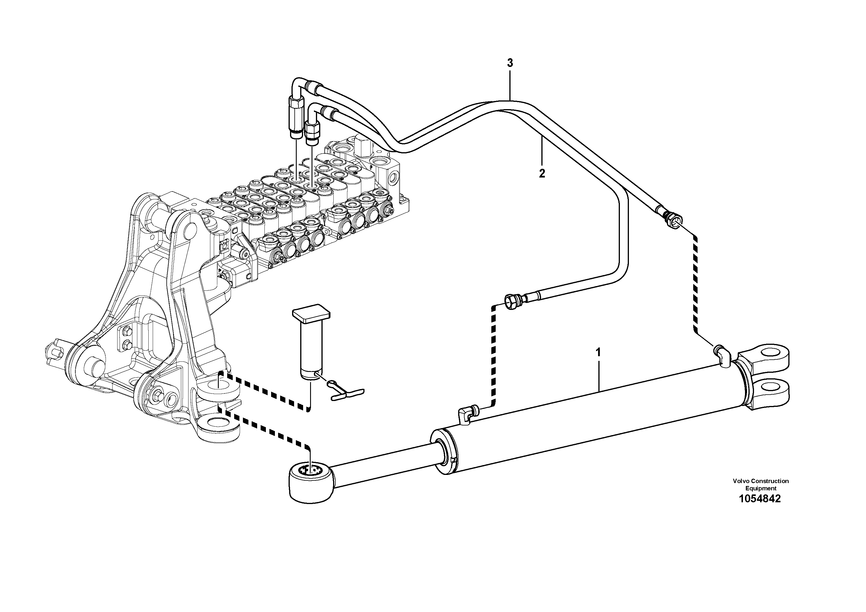 Timing gear casing VOE15677104 VOLVO