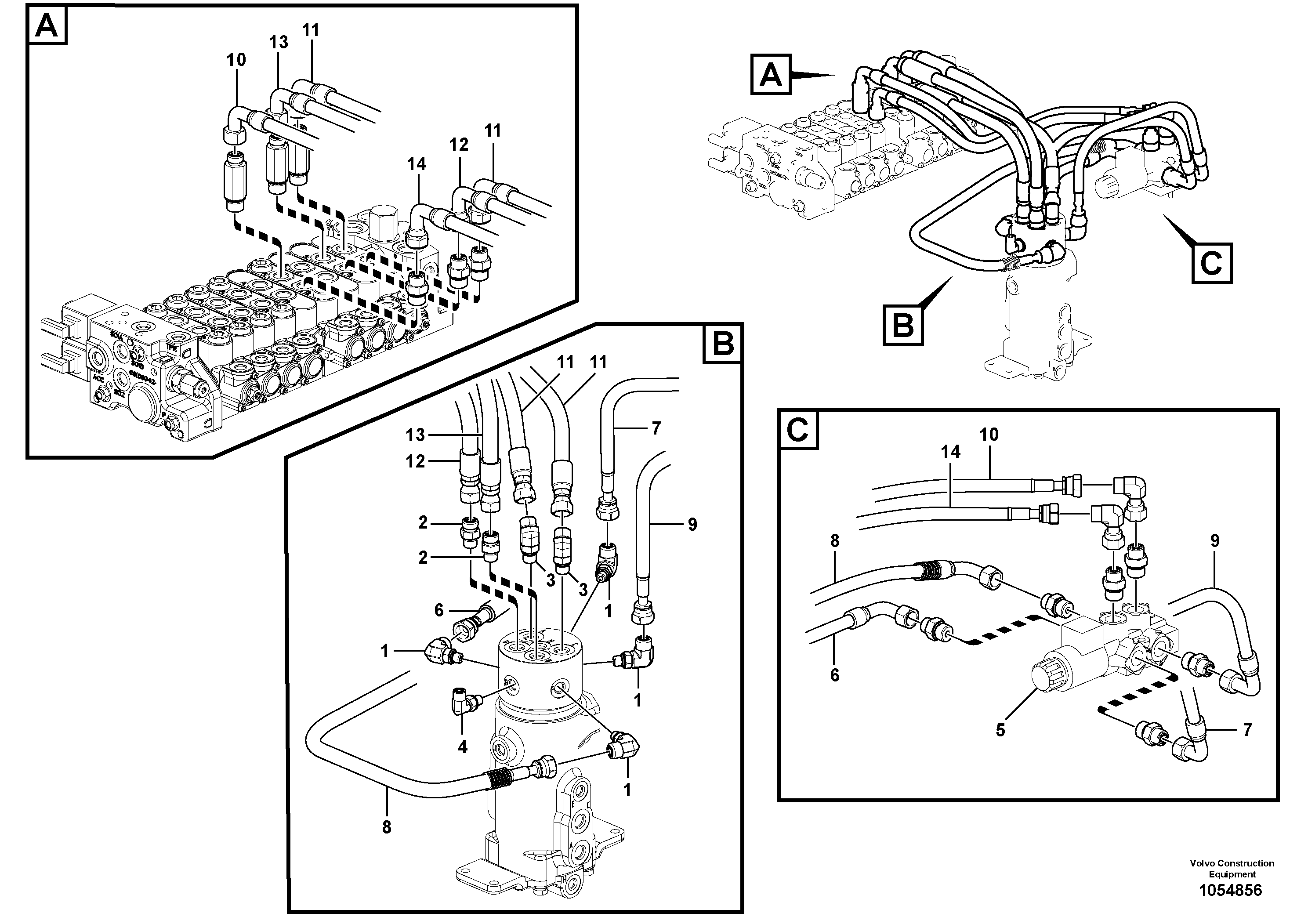 Timing gear casing VOE15677119 VOLVO