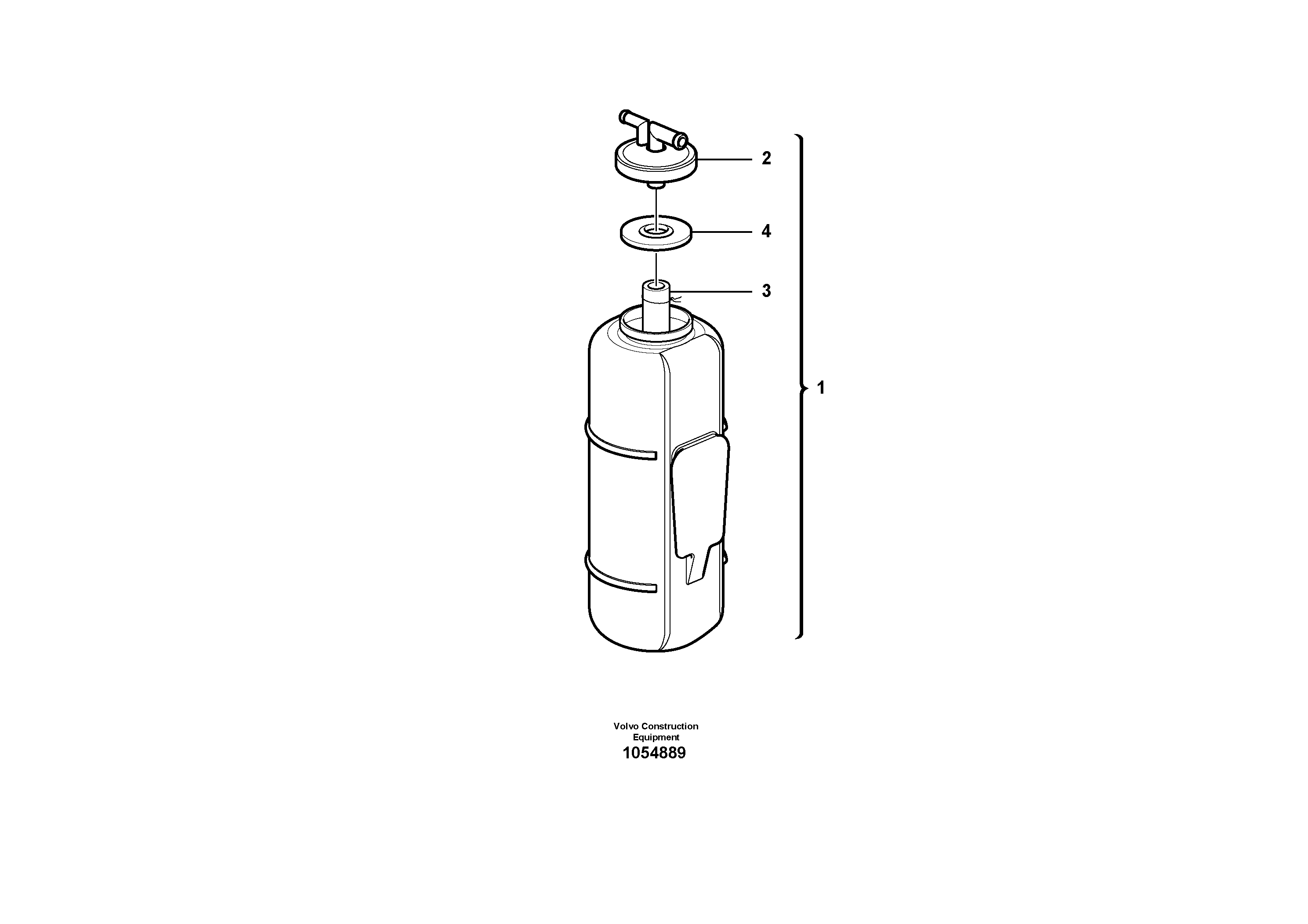 Feed Line VOE15161791 VOLVO