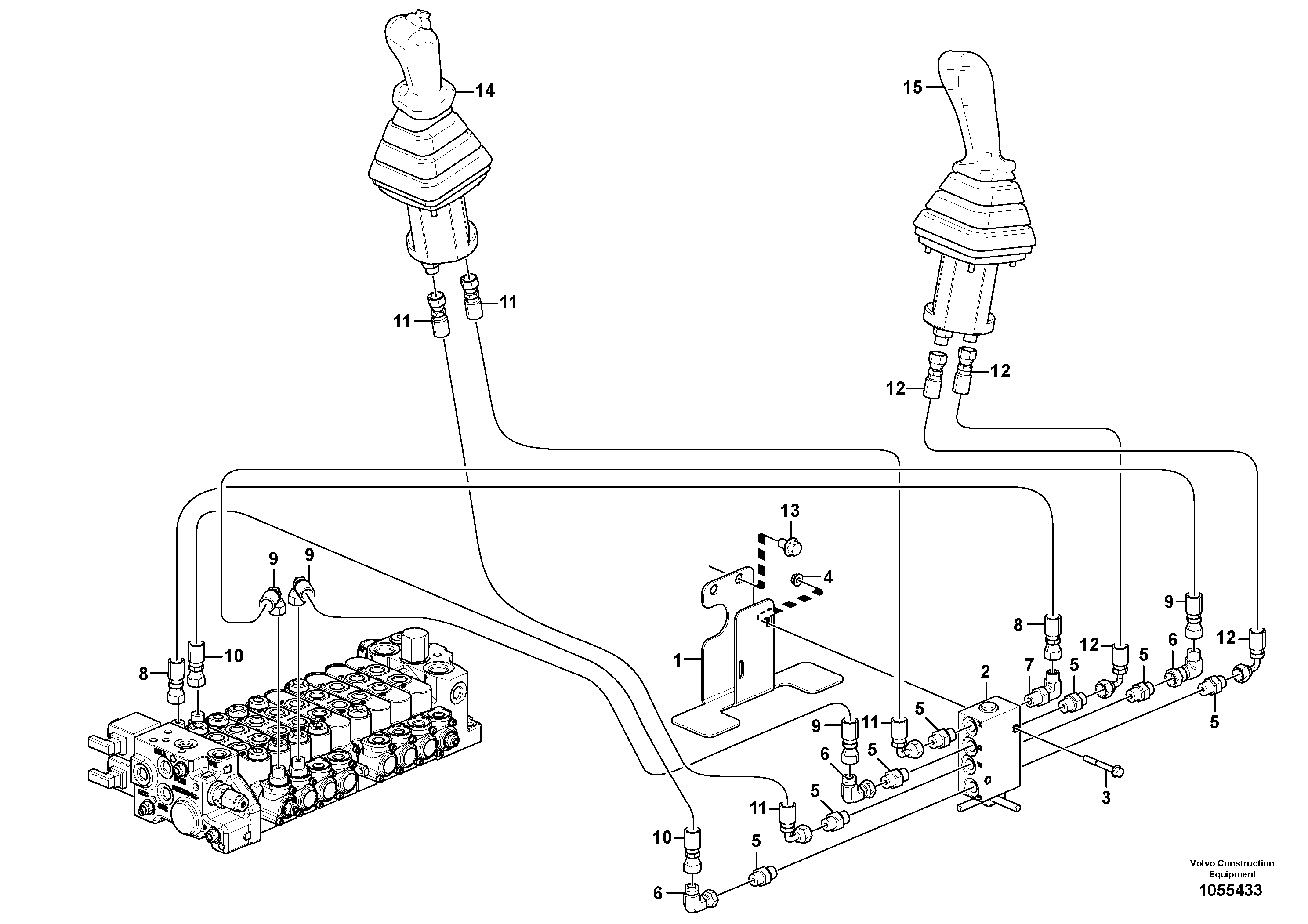 Bracket VOE15646321 VOLVO
