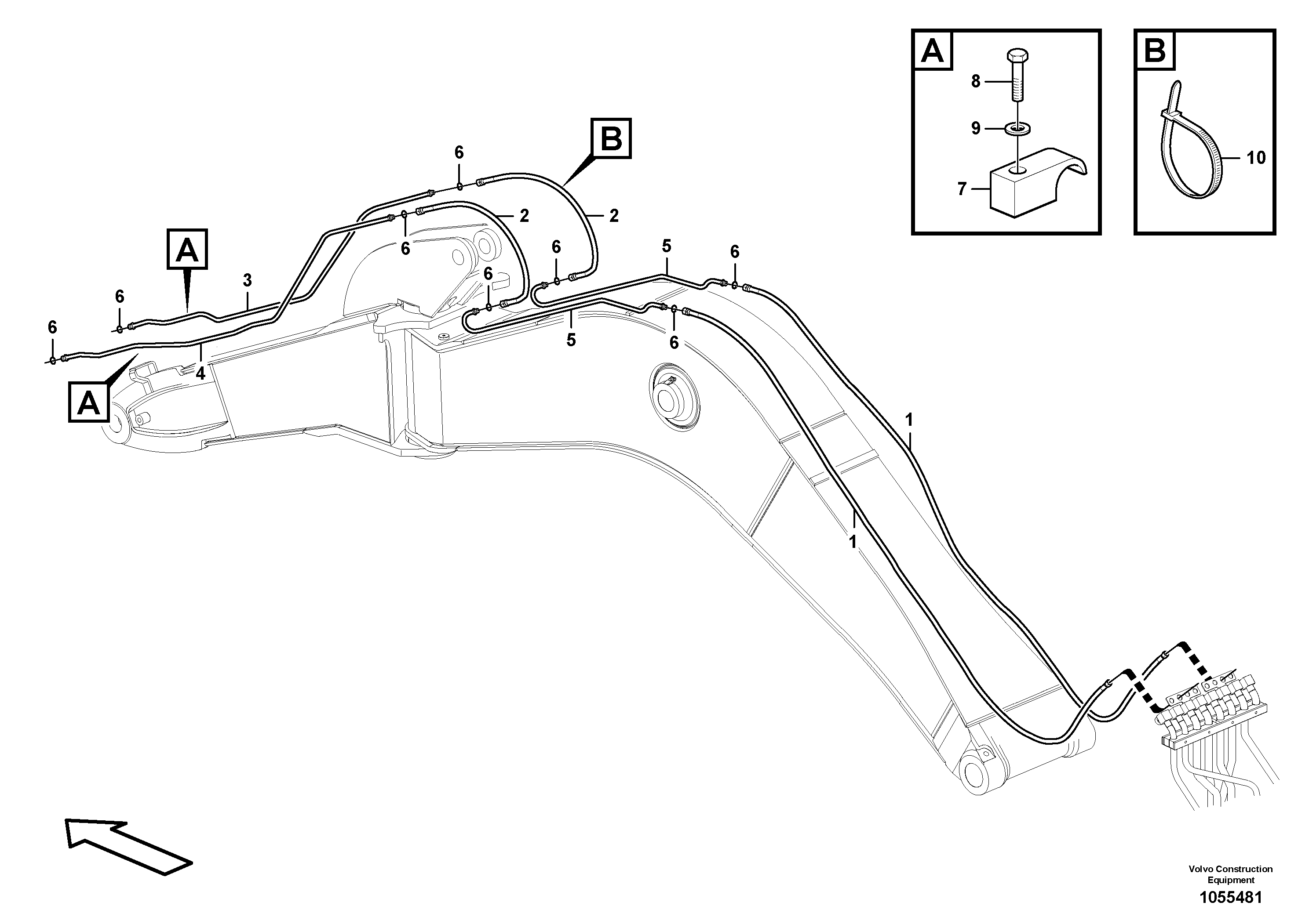 Timing gear casing VOE15801039 VOLVO