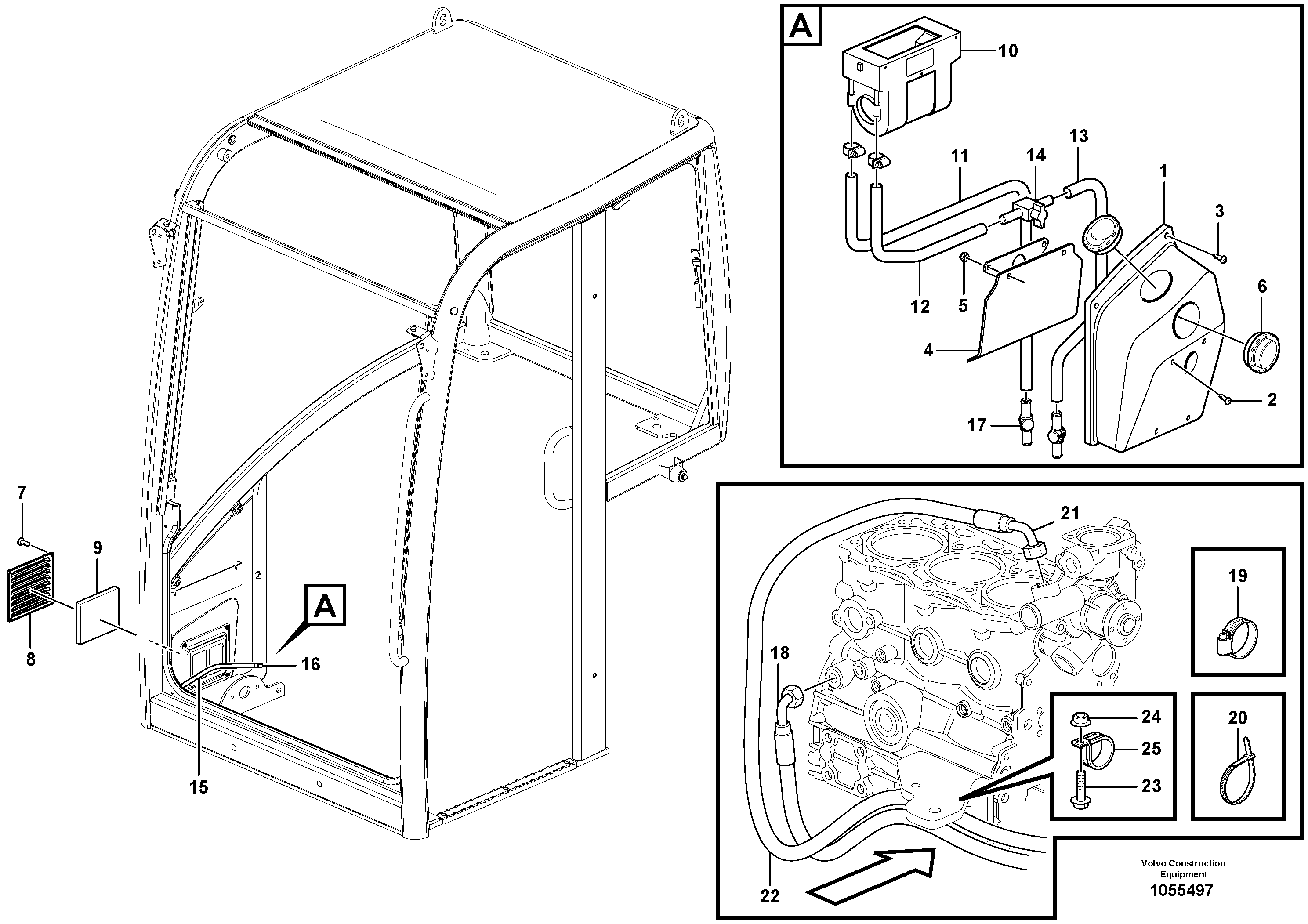 Expanding- / oil ring VOE15639633 VOLVO