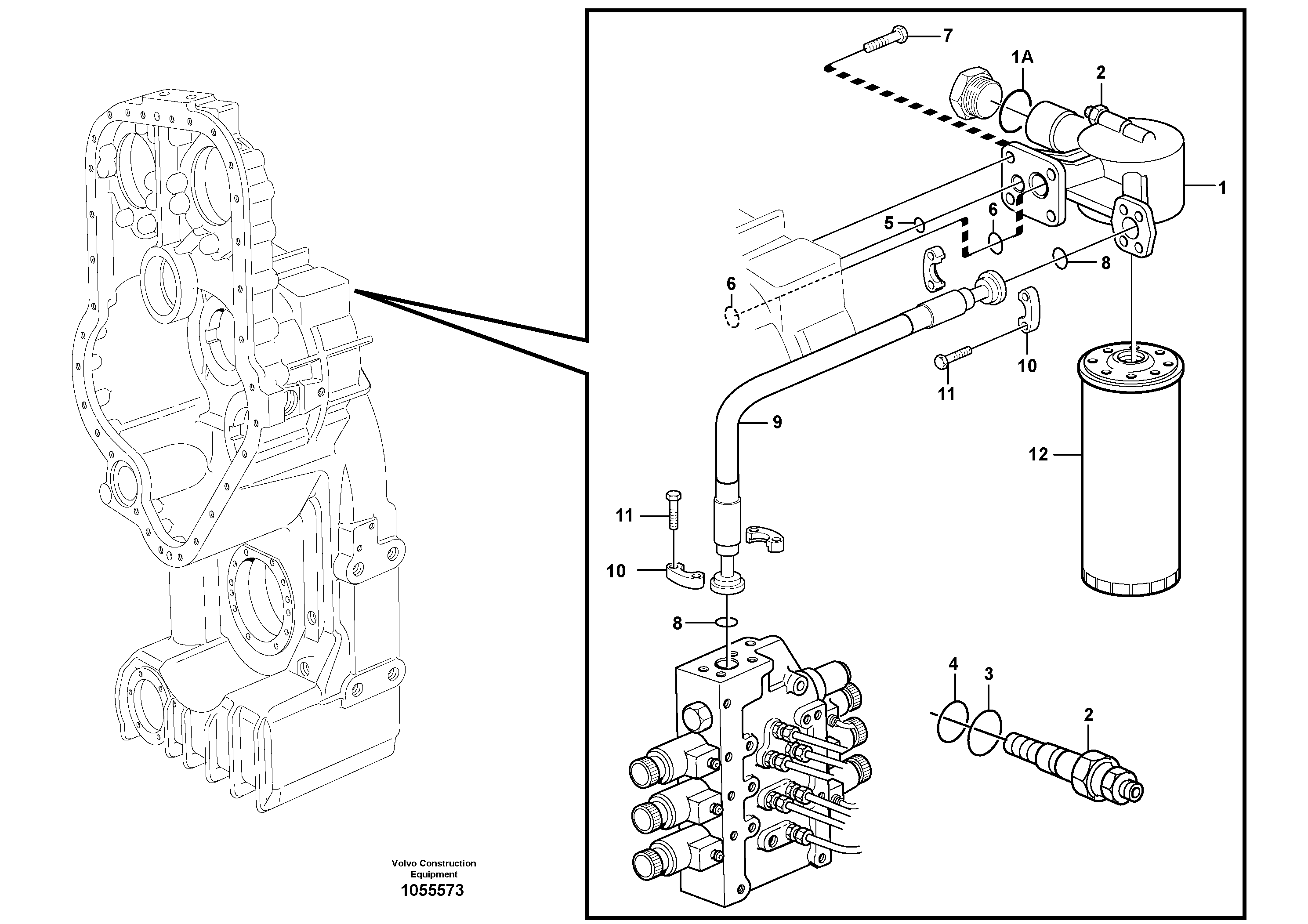 Filler Valve VOE11038833 VOLVO