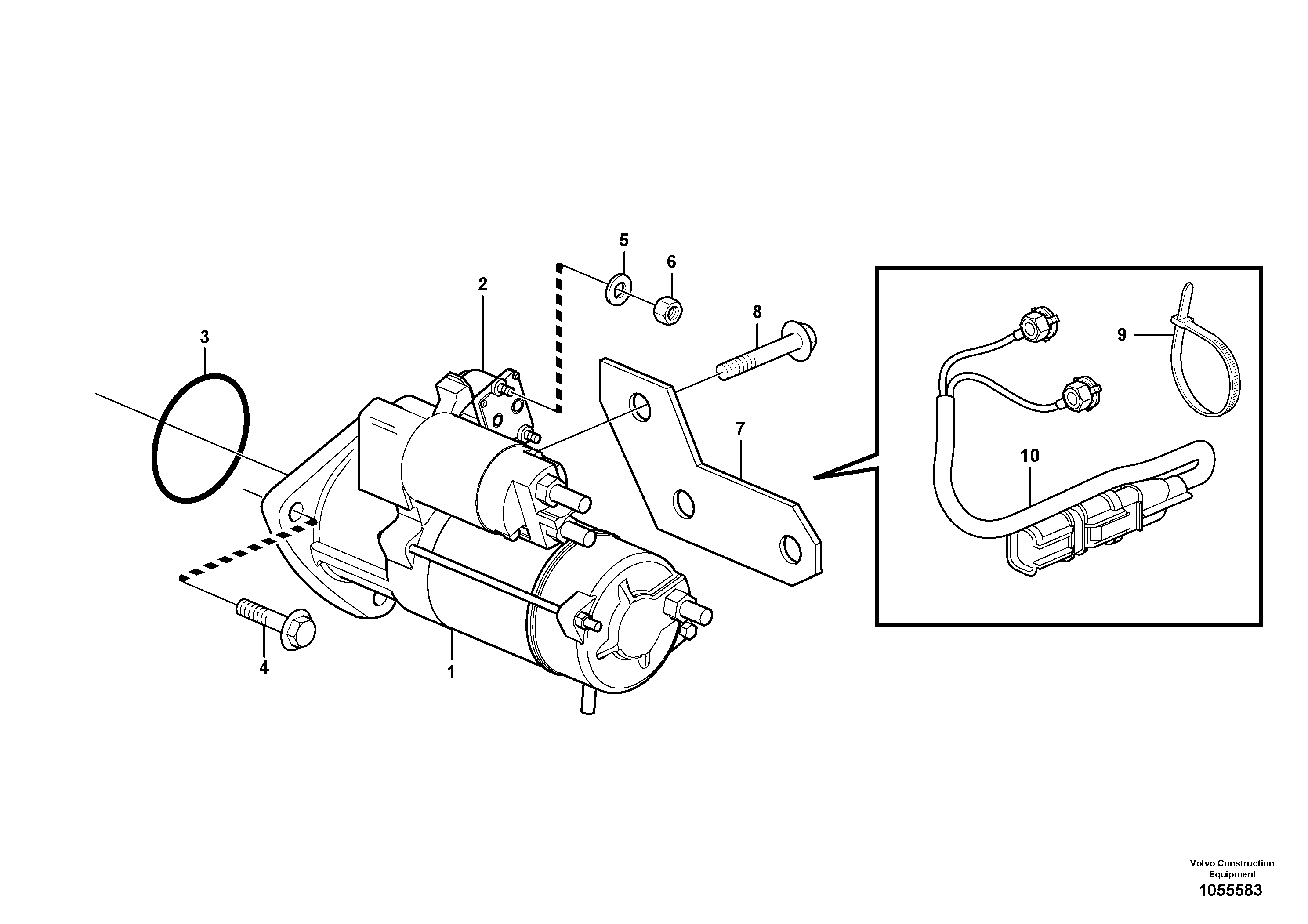 Hose for cooling a. VOE21314102 VOLVO