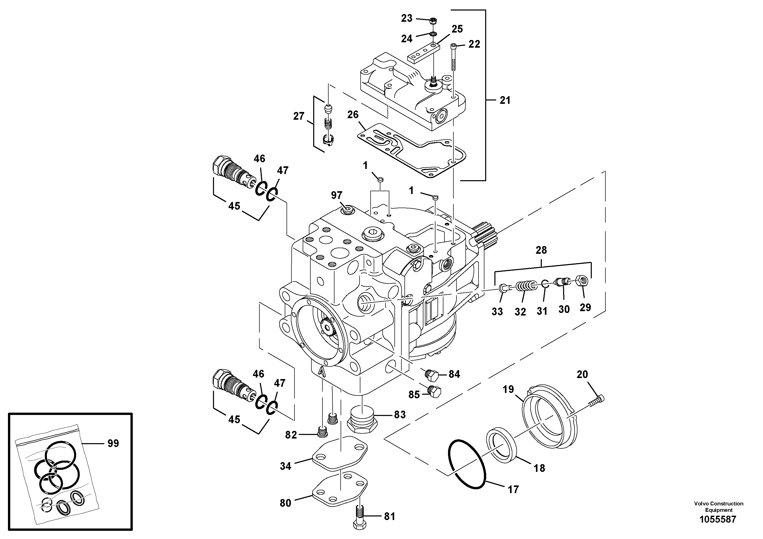 Telescopic Arm RM59360370 VOLVO