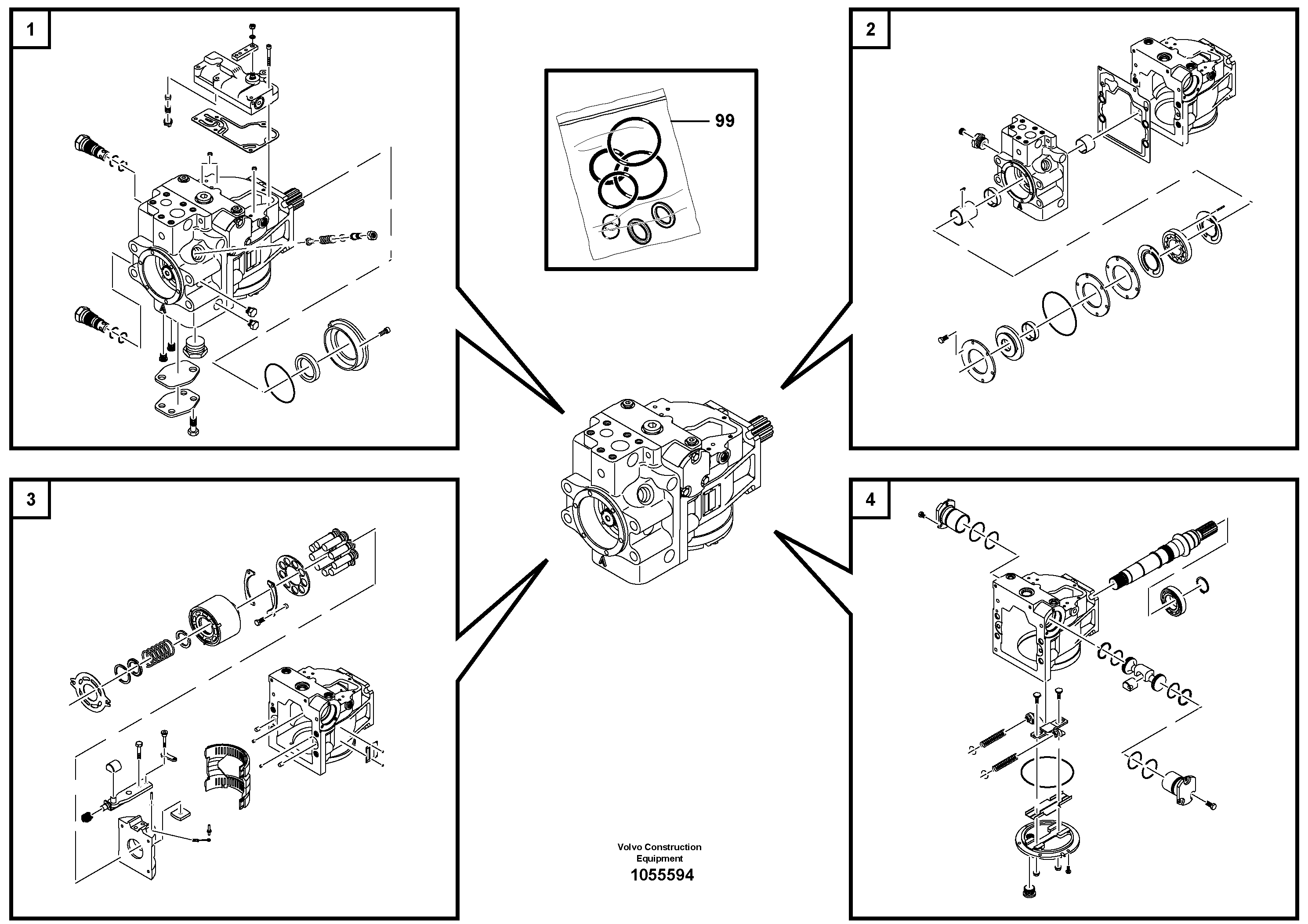 Hydraulic Pump RM/VOE43923903 VOLVO