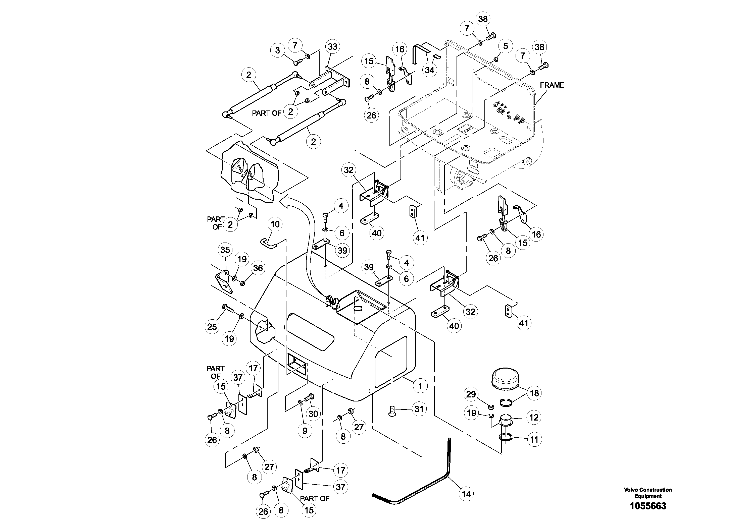 Rec.housing RM70918545 VOLVO