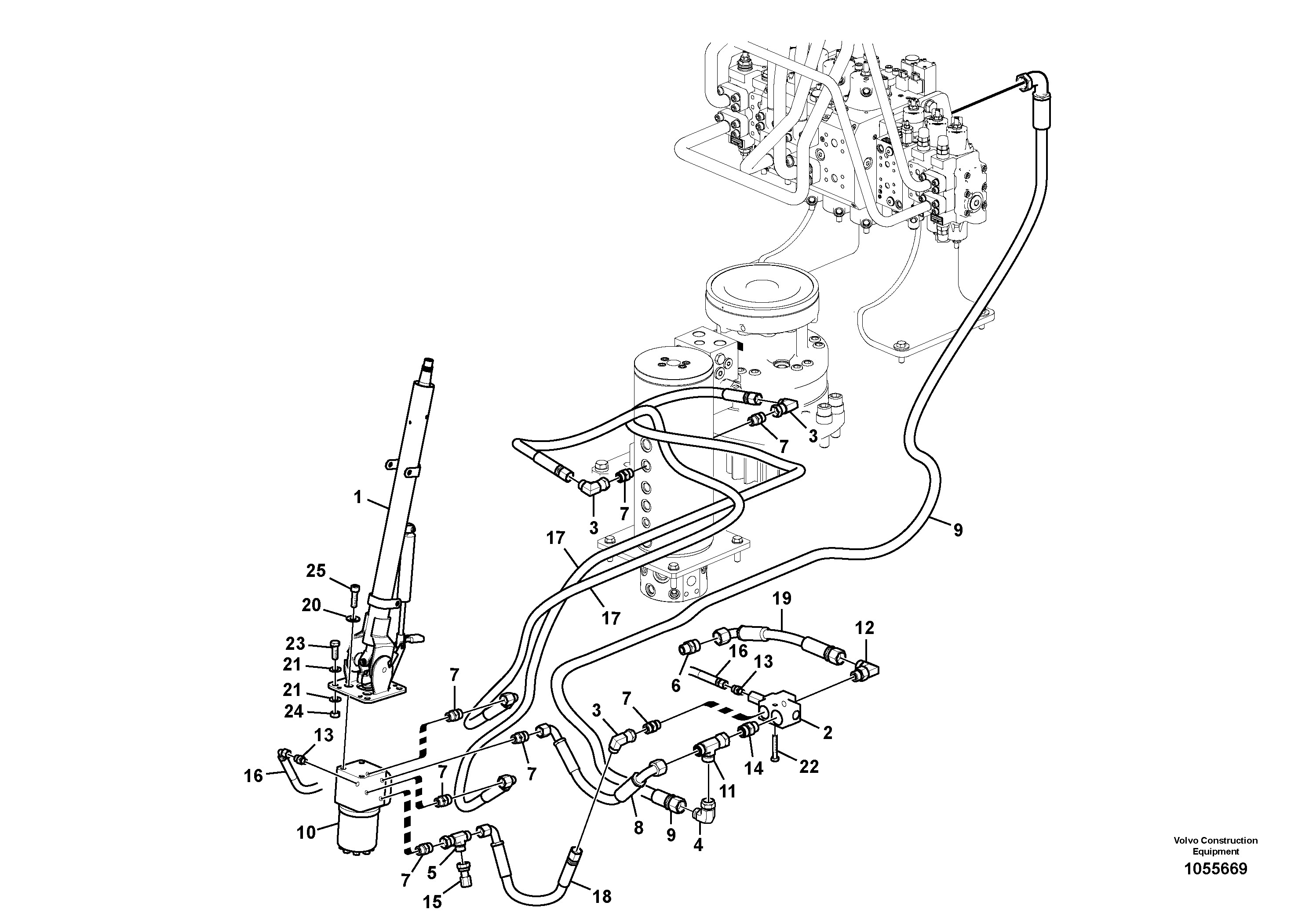 Timing gear casing VOE939960 VOLVO