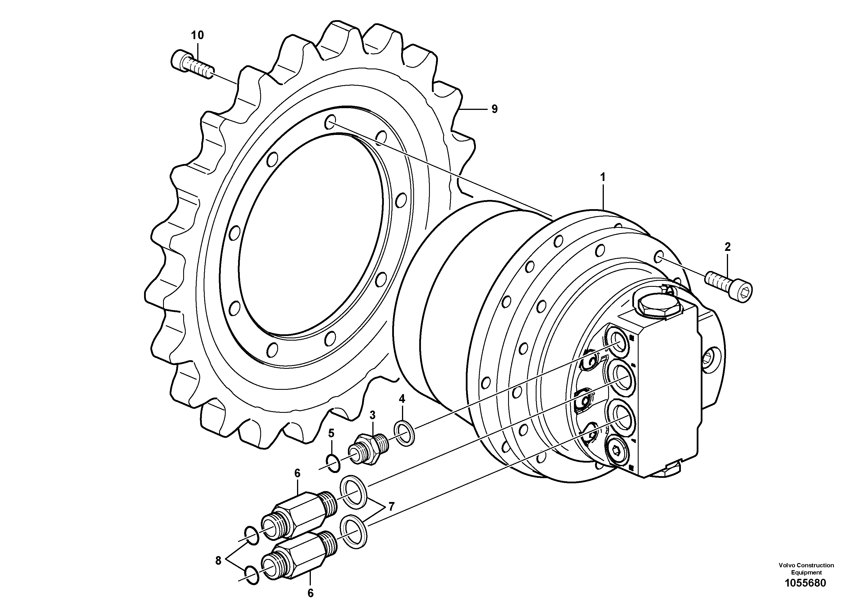 Opr Cylinder VOE15615702 VOLVO