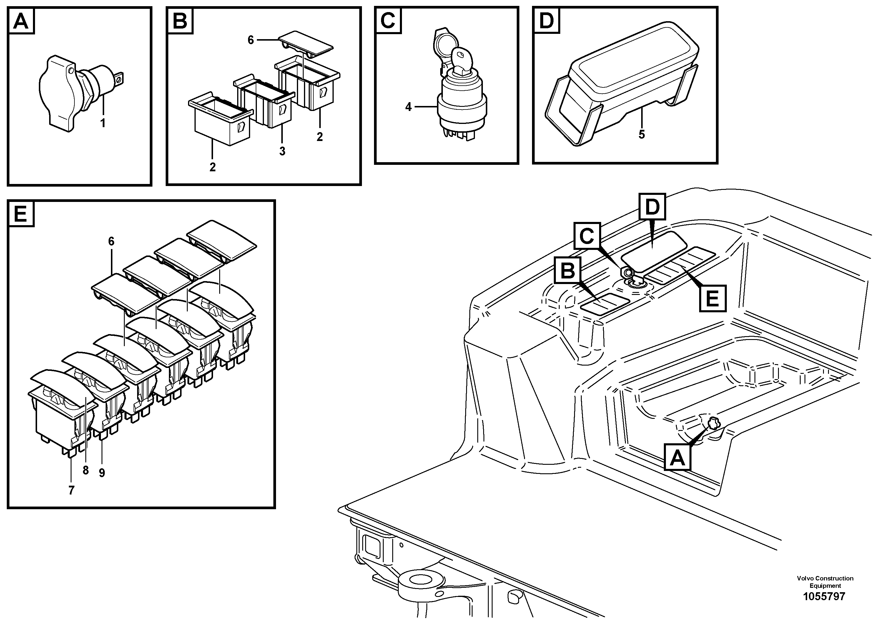 Housing Washer VOE70377143 VOLVO