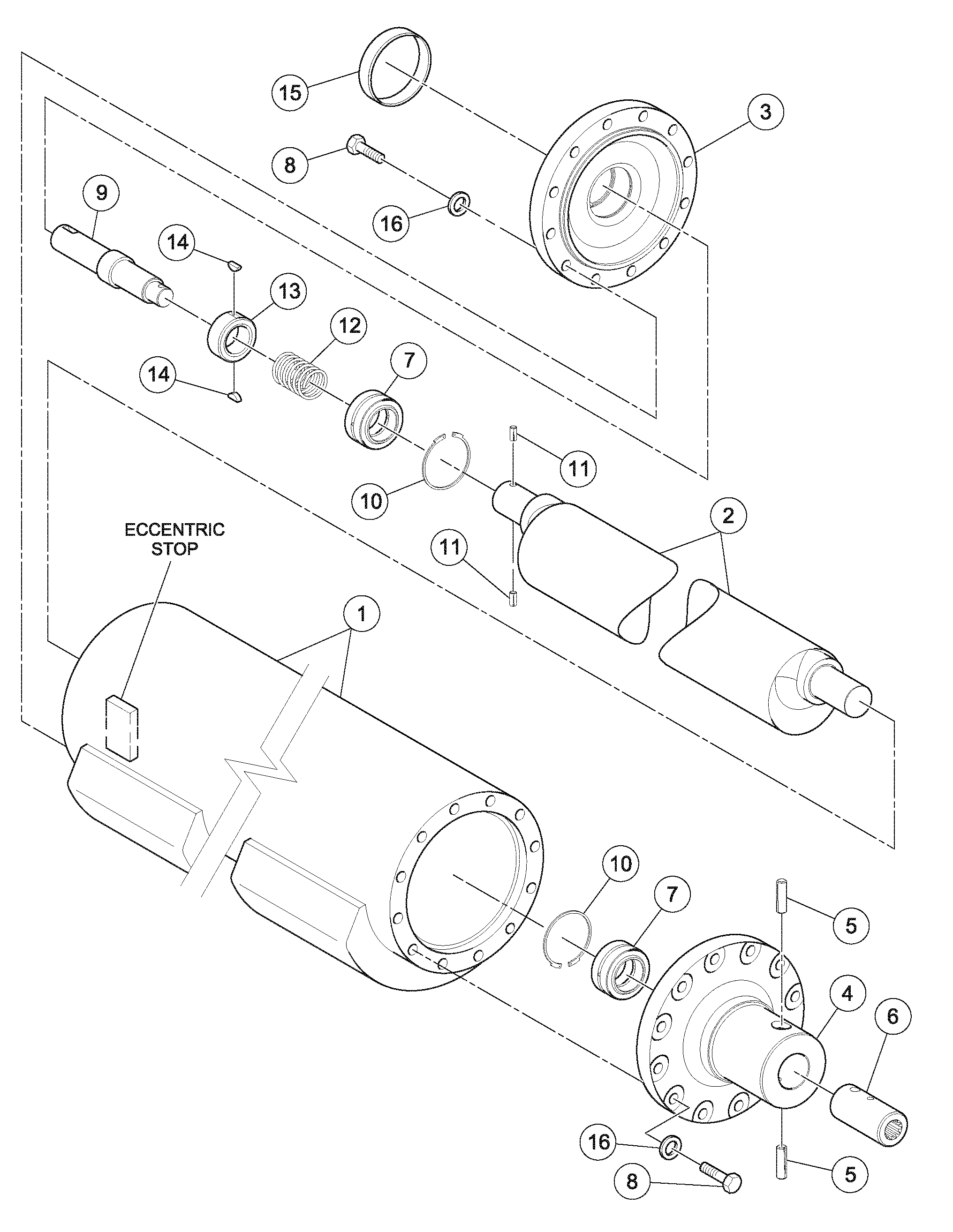 Fan Shaft RM59298752 VOLVO