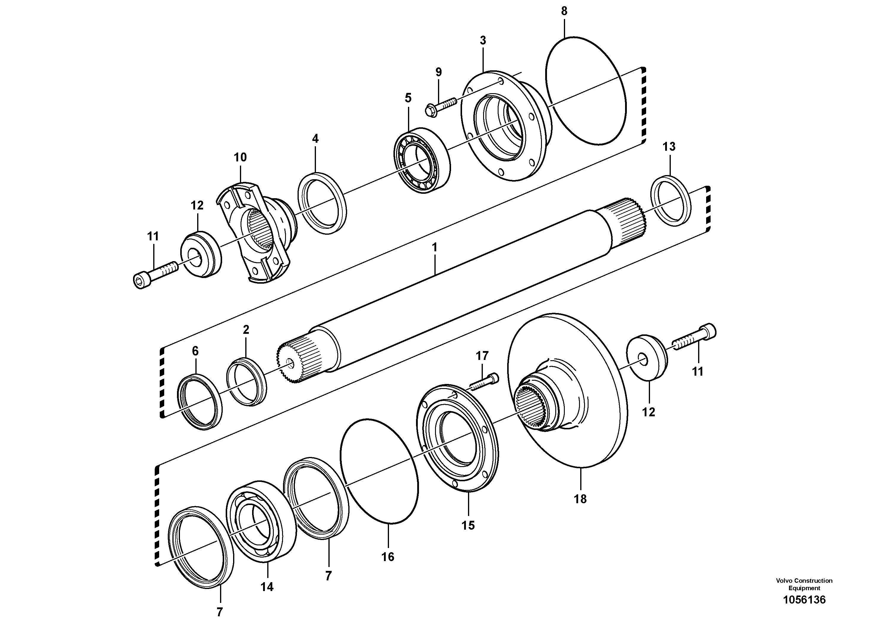 Steel Disc VOE11116067 VOLVO