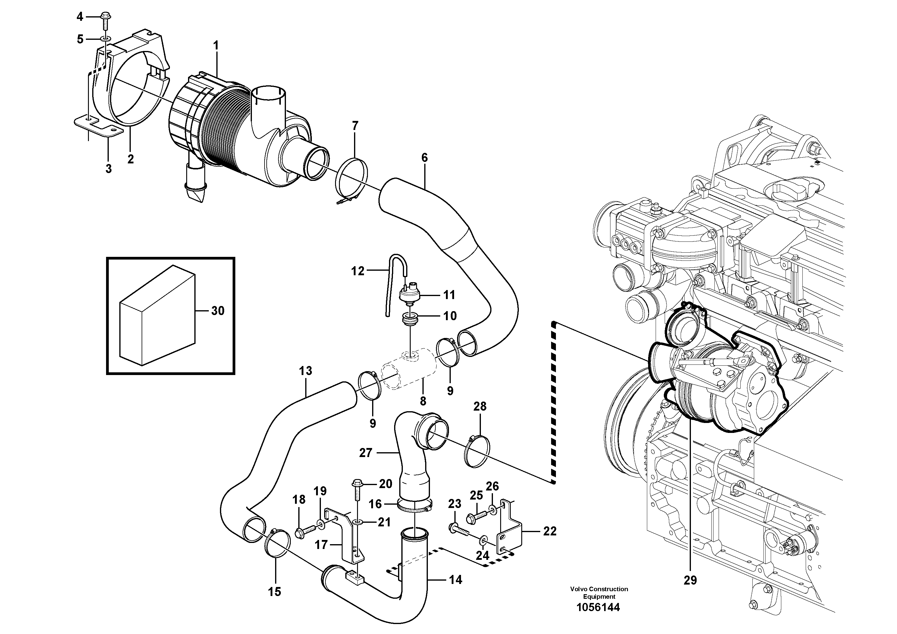 Выравнивающий клапан VOE14565981 VOLVO
