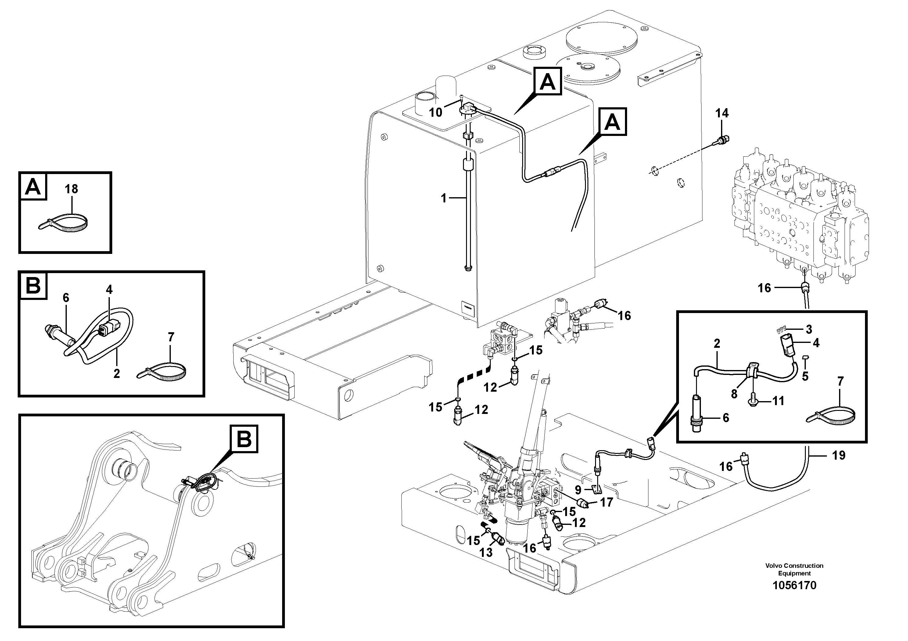 Wire harness VOE14587165 VOLVO