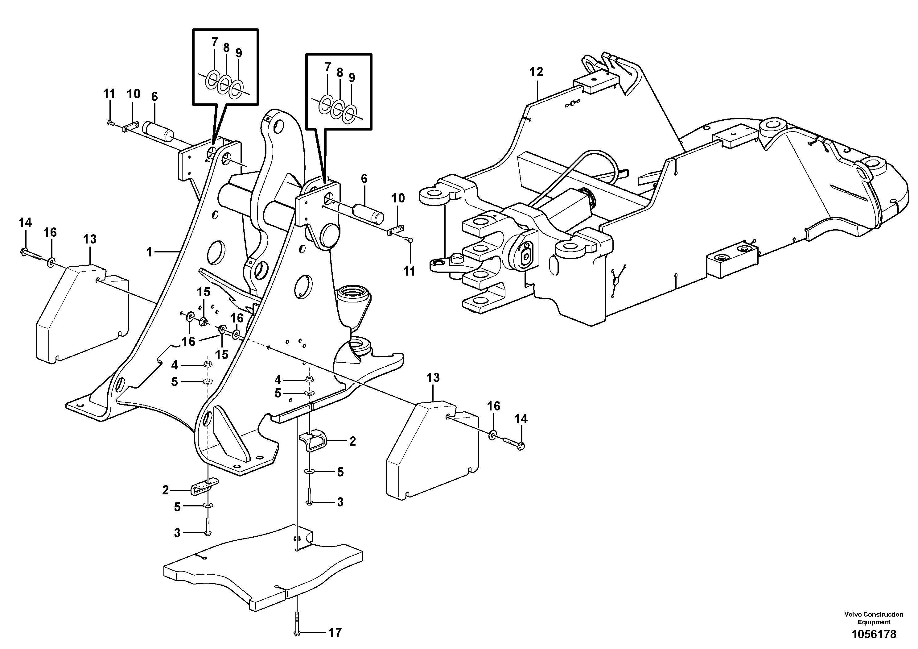 Accumulator block VOE11306278 VOLVO