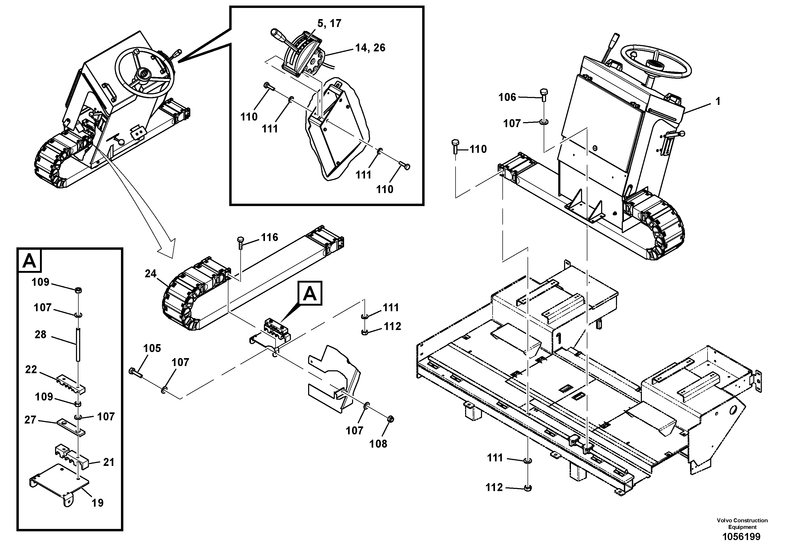 Mounting rail RM96713193 VOLVO
