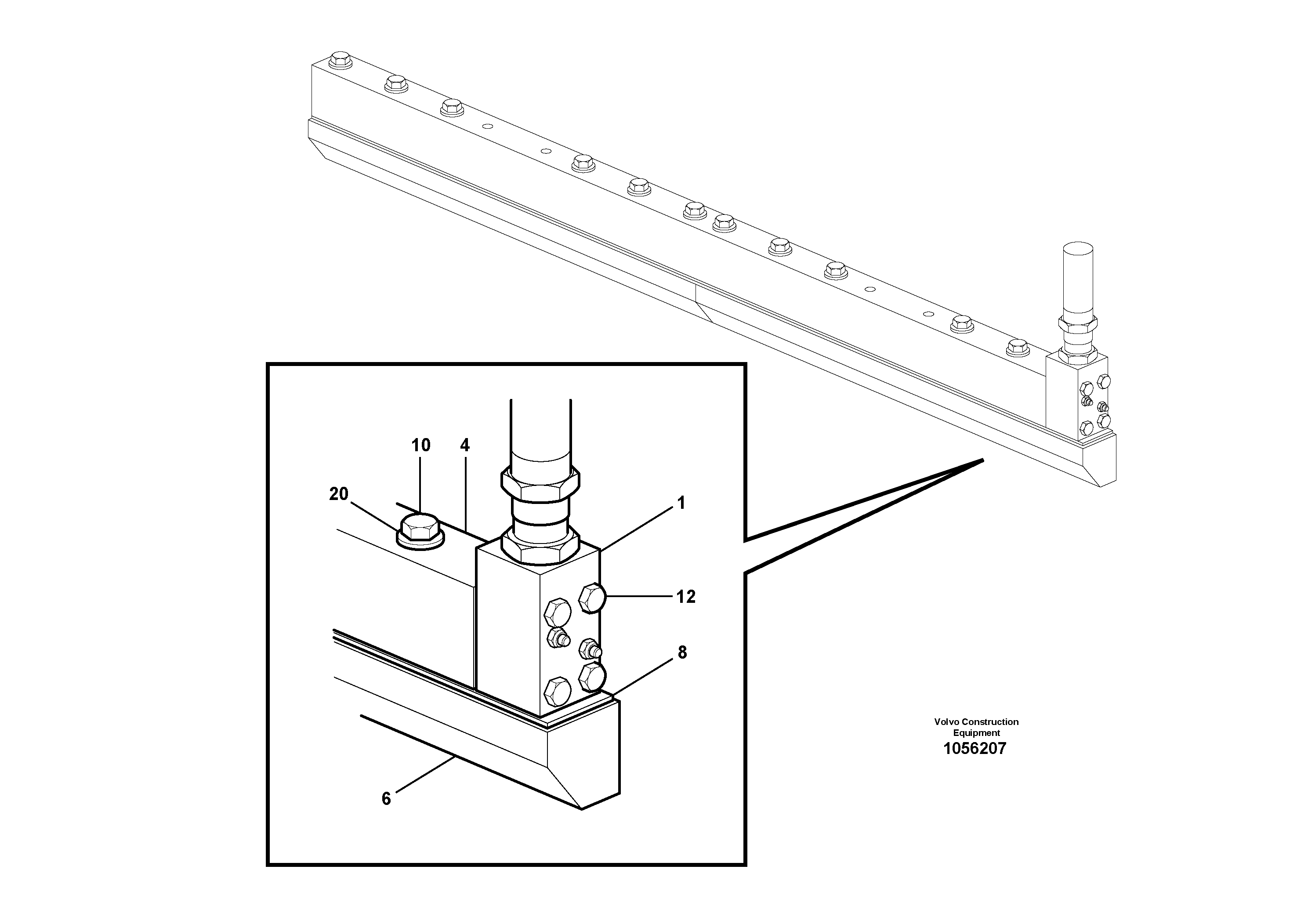 Cabin roof RM80860877 VOLVO