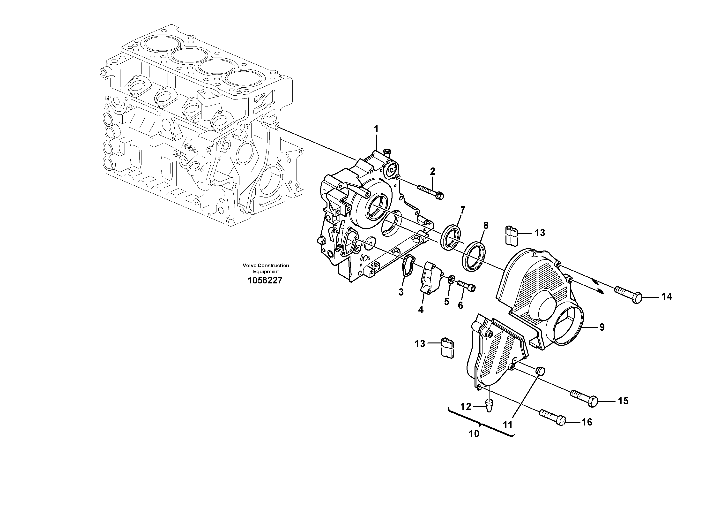 Маслоотражающее кольцо VOE11370652 VOLVO