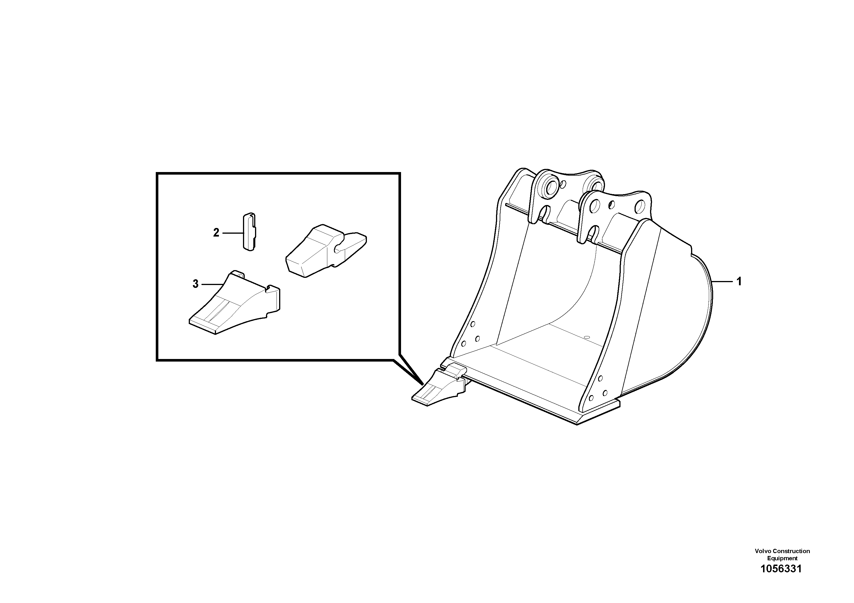 Bucket VOE15609904 VOLVO