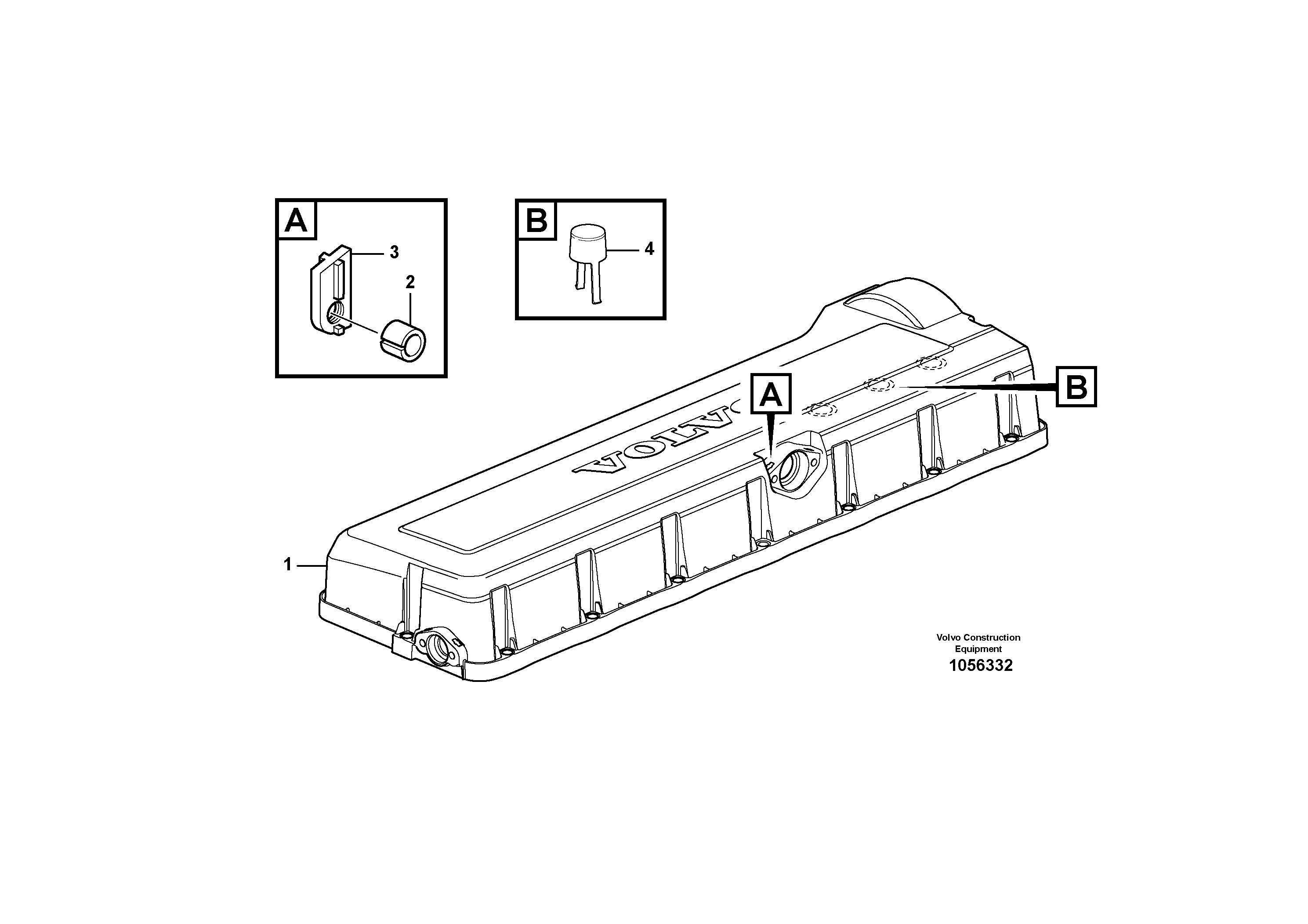 Valve Cover VOE20585604 VOLVO