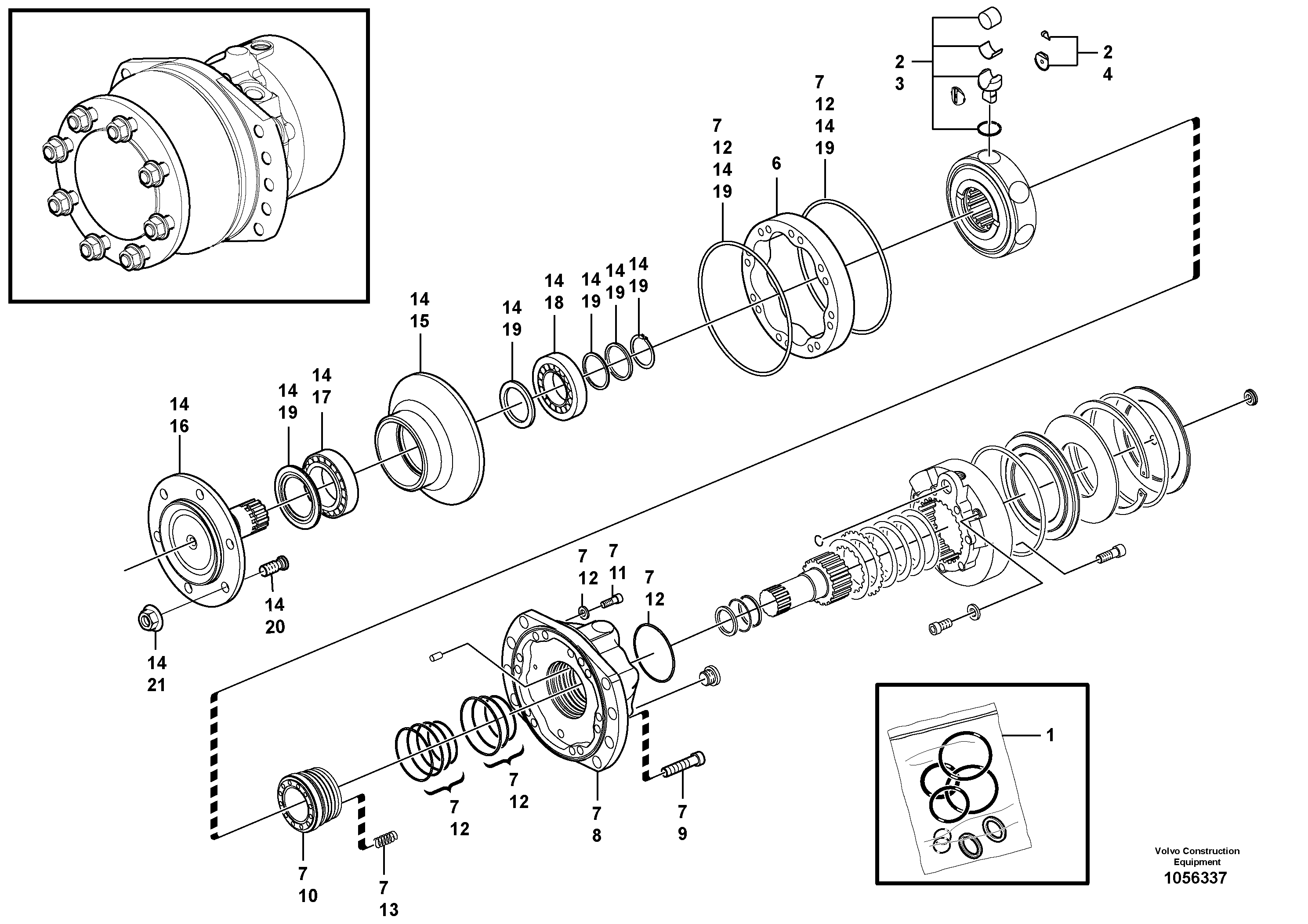 Opr Cylinder RM43908409 VOLVO